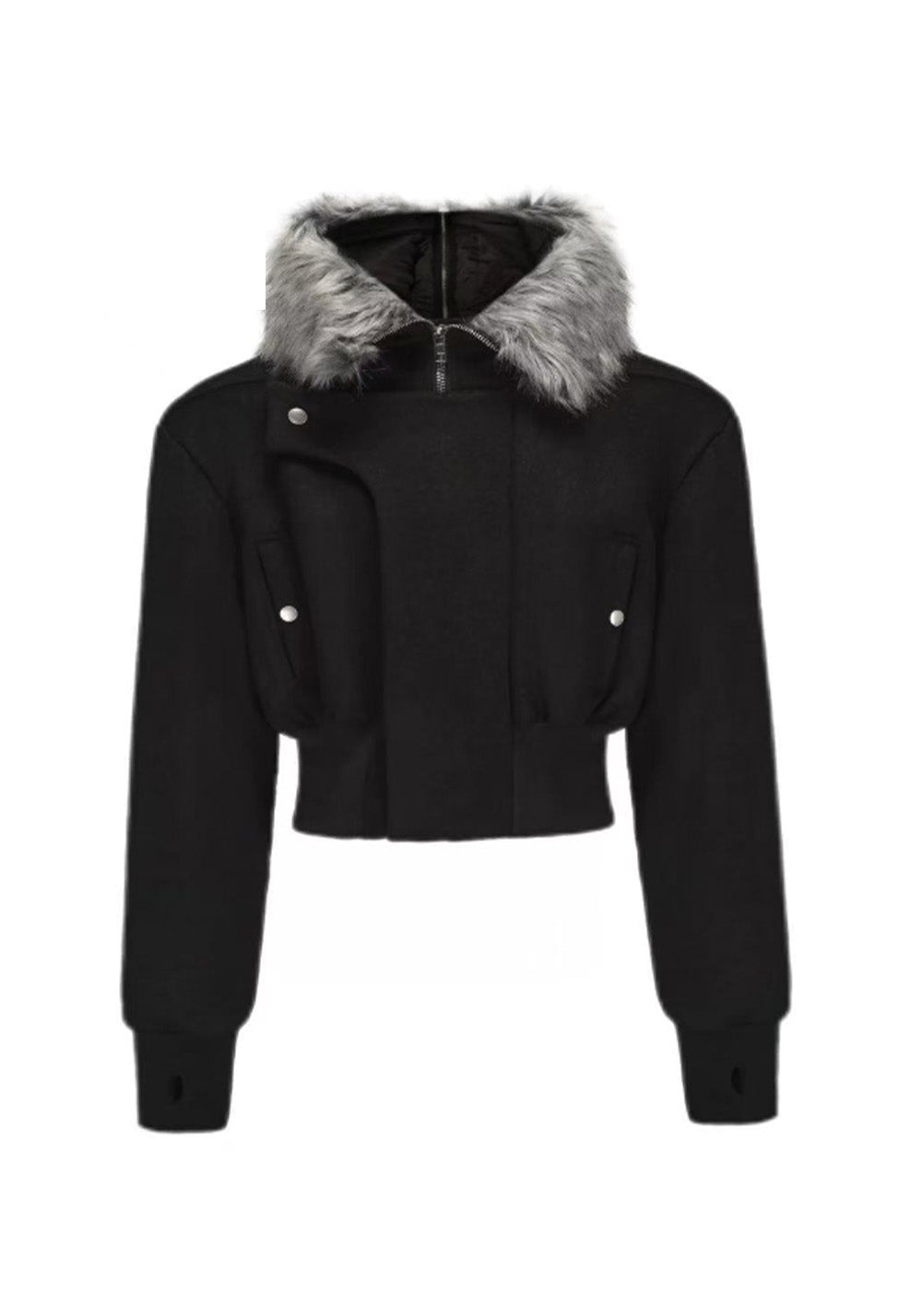 Disark│Distressed Layered Cropped N2B Jacket - PSYLOS 1, Disark│Distressed Layered Cropped N2B Jacket, Jacket, Disark, PSYLOS 1