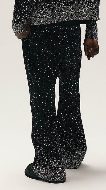 GLACIERBOY丨RAP STAR SERIES Gypsophila Diamond Pants - PSYLOS 1, GLACIERBOY丨RAP STAR SERIES Gypsophila Diamond Pants, Pants, GLACIERBOY•JAPAN, PSYLOS 1