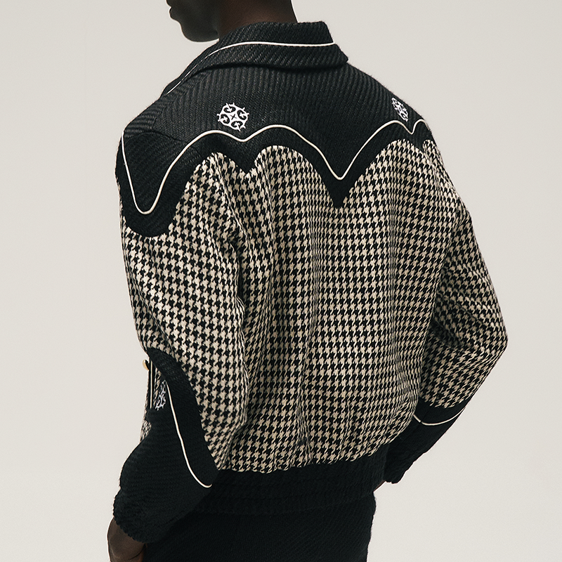 GLACIERBOY丨RAP STAR SERIES Houndstooth Tailored Jacket - PSYLOS 1, GLACIERBOY丨RAP STAR SERIES Houndstooth Tailored Jacket, Jacket, GLACIERBOY•JAPAN, PSYLOS 1
