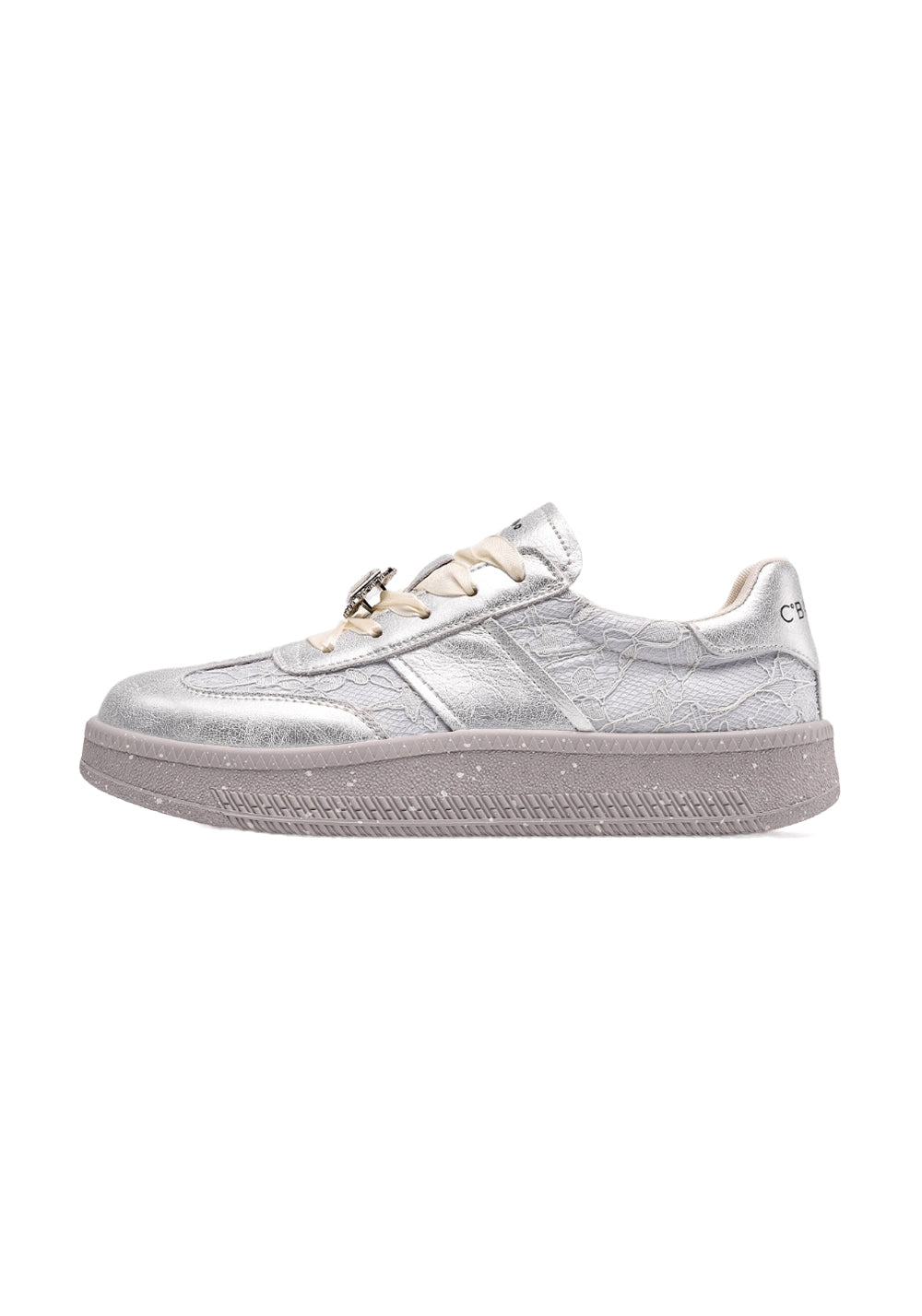 C.NANNER | Women's Silver-gray Low-top Comfortable Retro Sneakers - PSYLOS 1, C.NANNER | Women's Silver-gray Low-top Comfortable Retro Sneakers, Casual Sneakers, C.BANNER, PSYLOS 1