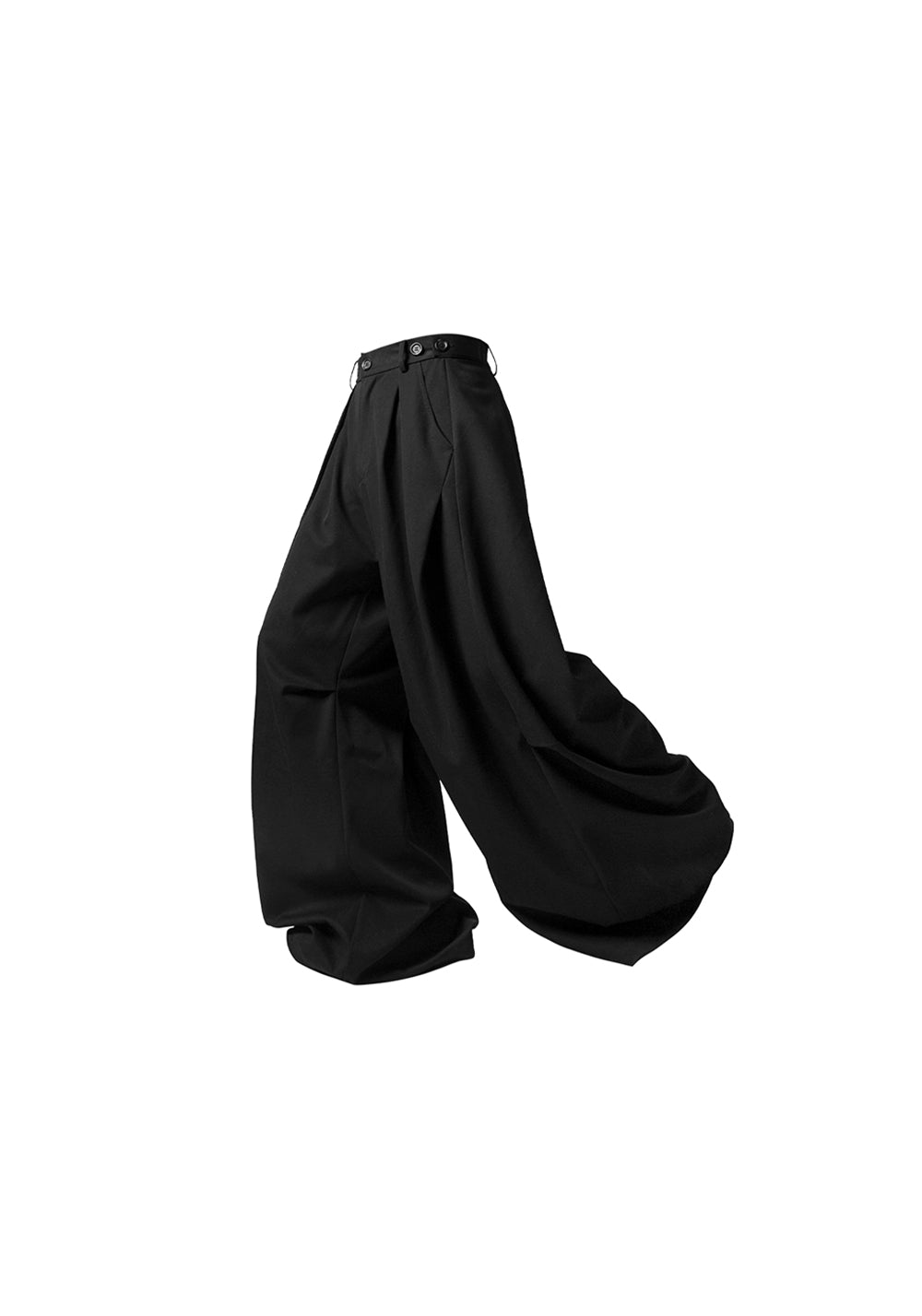 RELABEL Pleated And Draped Loose-Fitting Scimitar Suit Pants