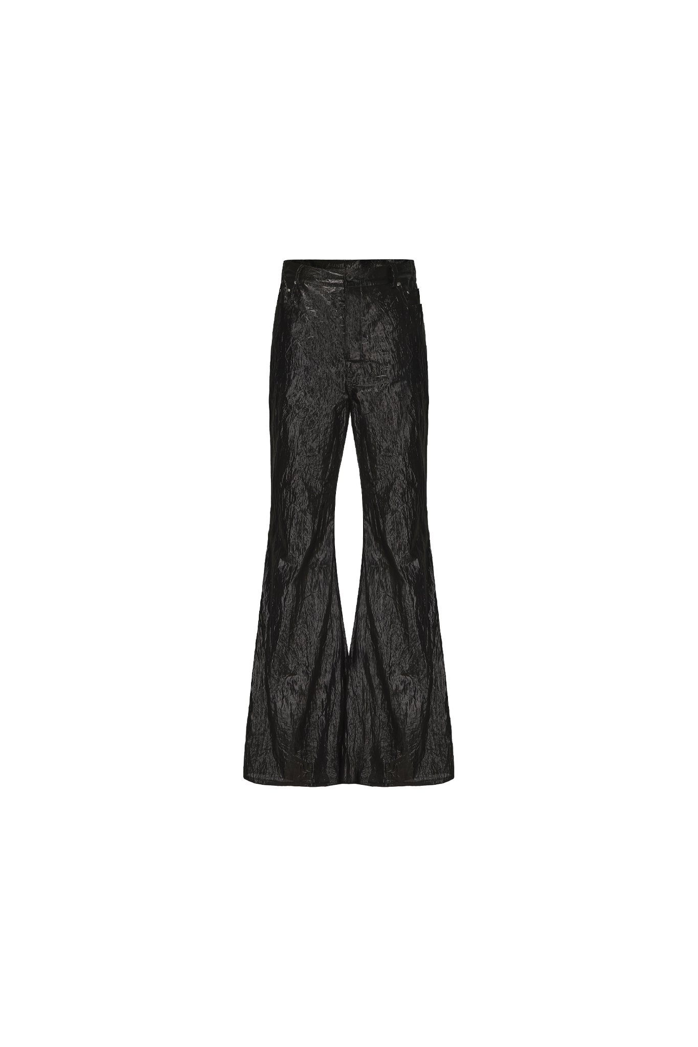 Disark Textured Pleated Flared Pants