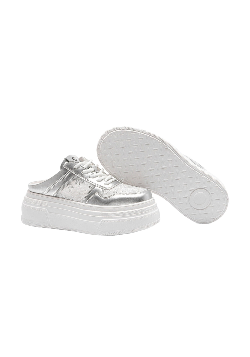 C.BANNER丨Lace Platform Slip-On Mules - PSYLOS 1, C.BANNER丨Lace Platform Slip-On Mules, Chunky Sneakers, C.BANNER, PSYLOS 1