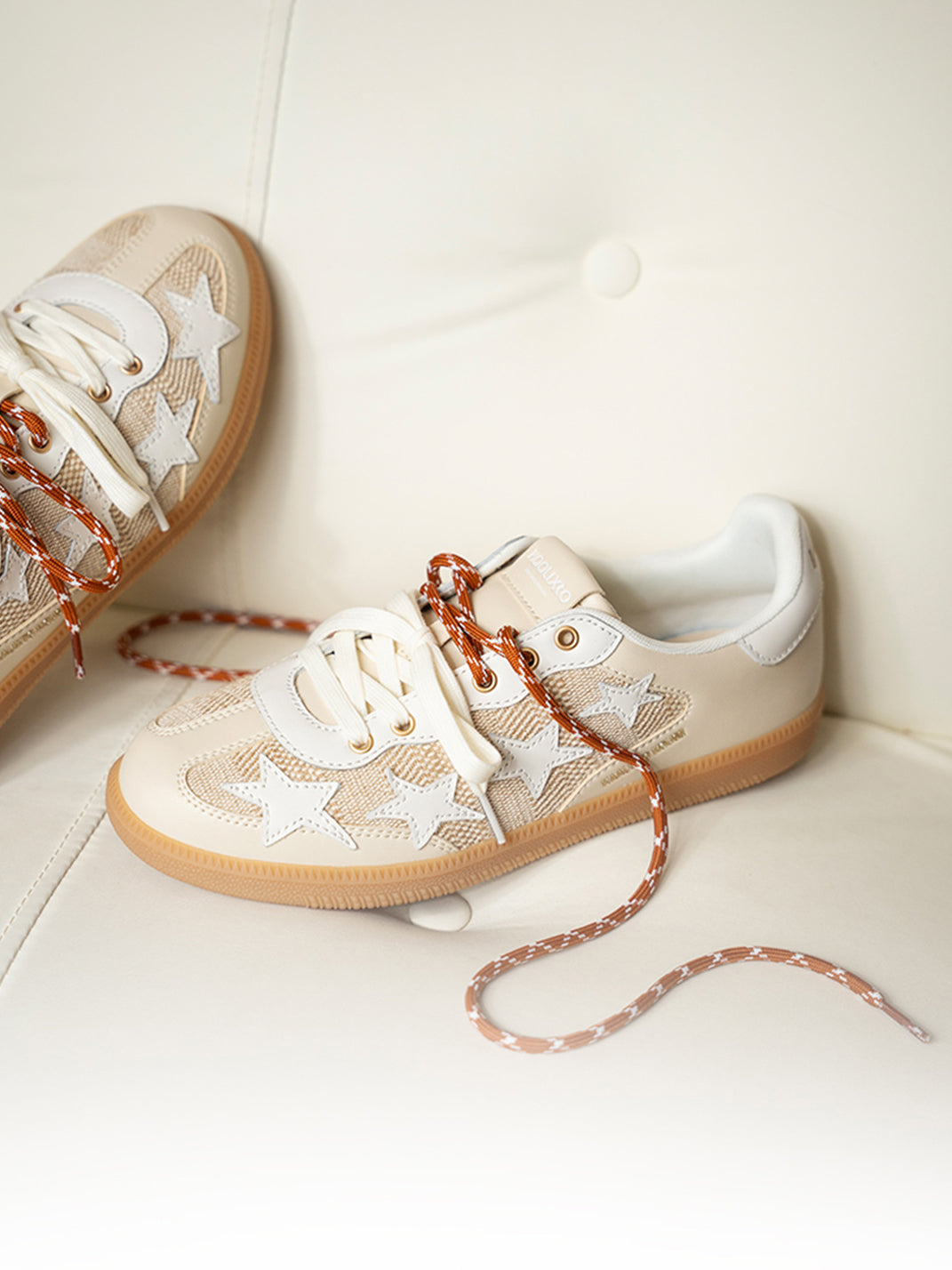 KAALIXTO | Classic Star Trainer Breathable Casual Shoes-Beige - PSYLOS 1, KAALIXTO | Classic Star Trainer Breathable Casual Shoes-Beige, Retro Trainers, KAALIXTO•JAPAN, PSYLOS 1