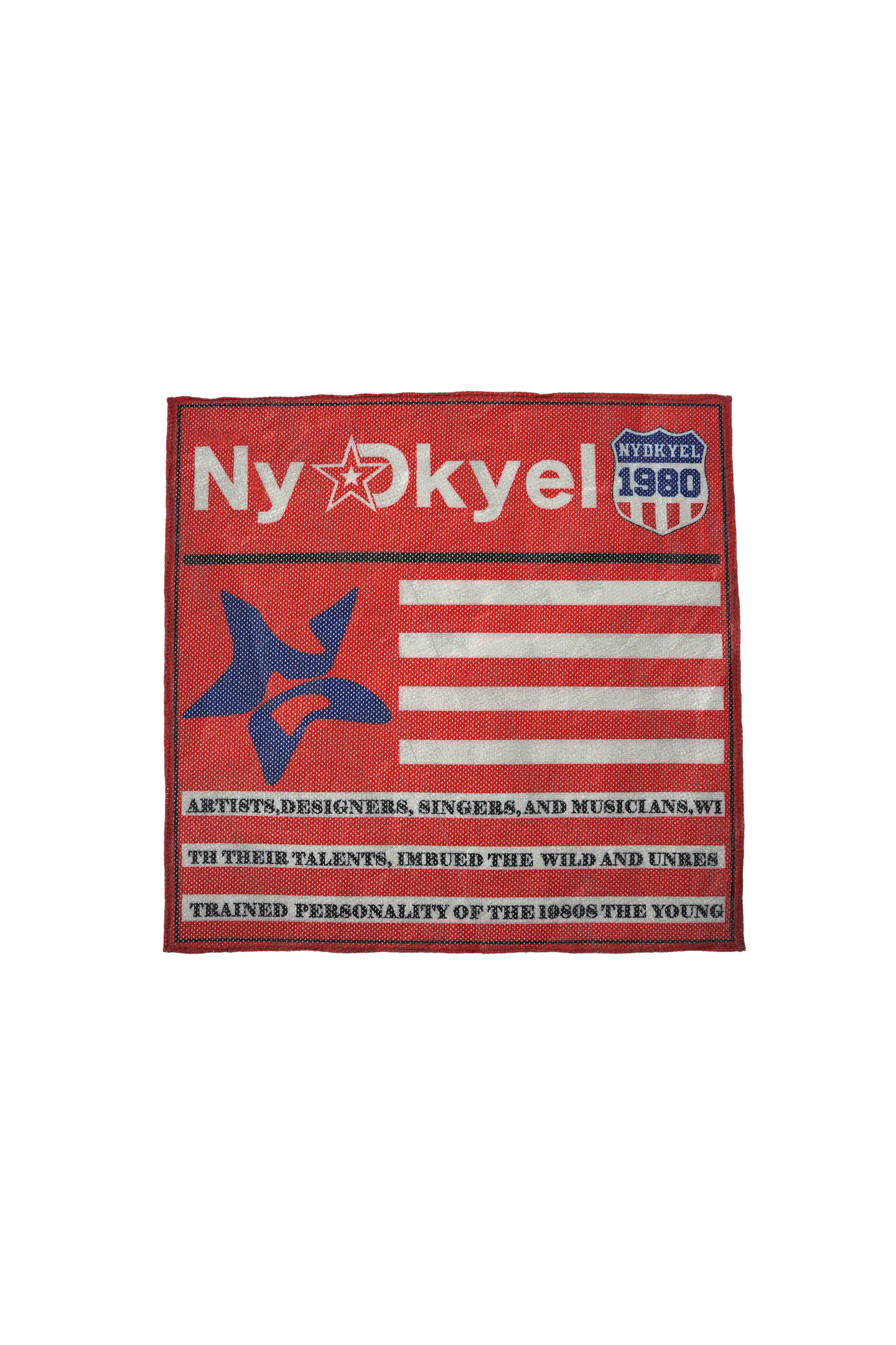 Oversized Flag Mesh Convertible Bandeau Scarf - PSYLOS 1, Oversized Flag Mesh Convertible Bandeau Scarf, Scarf, NyDkyel, PSYLOS 1