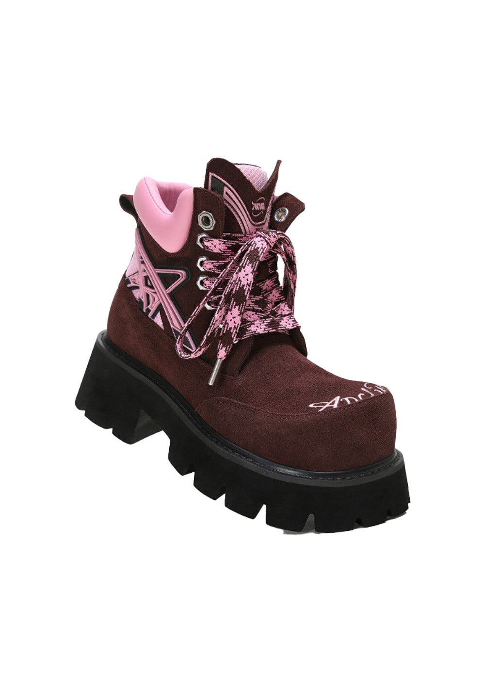 ADC丨Stardust Cat-Ear Black Boots-Purple - PSYLOS 1, ADC丨Stardust Cat-Ear Black Boots-Purple, Boots, ADC, PSYLOS 1