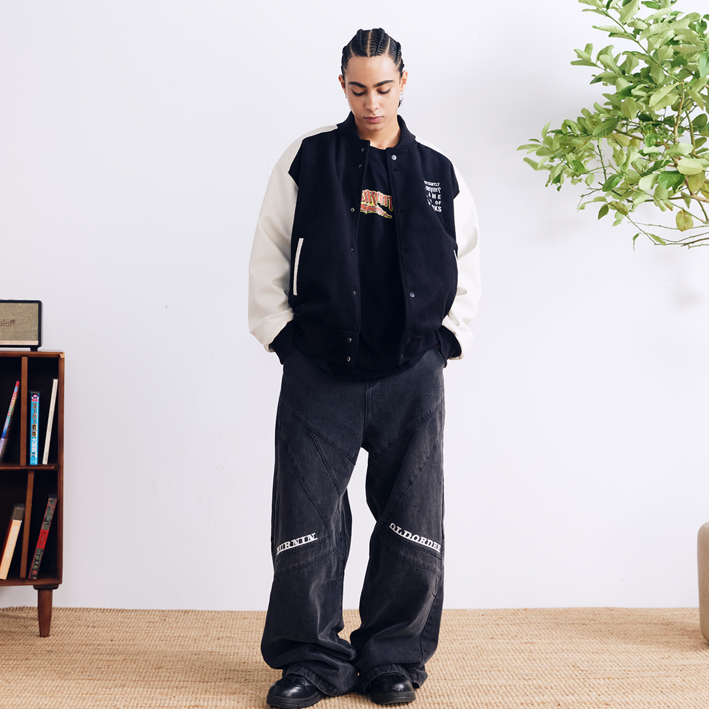 BURNIN Street Style Casual Baseball Jacket - PSYLOS 1, BURNIN Street Style Casual Baseball Jacket, Jacket, Burnin, PSYLOS 1