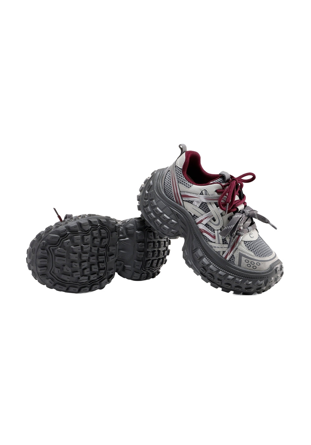 C.BANNER丨Silver Chunky Dad Sneakers for Women - PSYLOS 1, C.BANNER丨Silver Chunky Dad Sneakers for Women, Chunky Sneakers, C.BANNER, PSYLOS 1