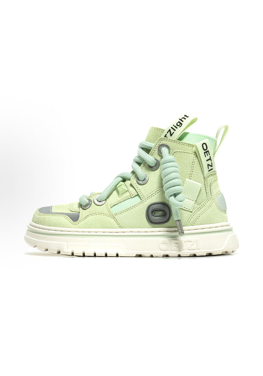 OETZI丨Ötzi Suede High-Top Platform Sneakers-Green - PSYLOS 1, OETZI丨Ötzi Suede High-Top Platform Sneakers-Green, Chunky Sneakers, OETZI, PSYLOS 1