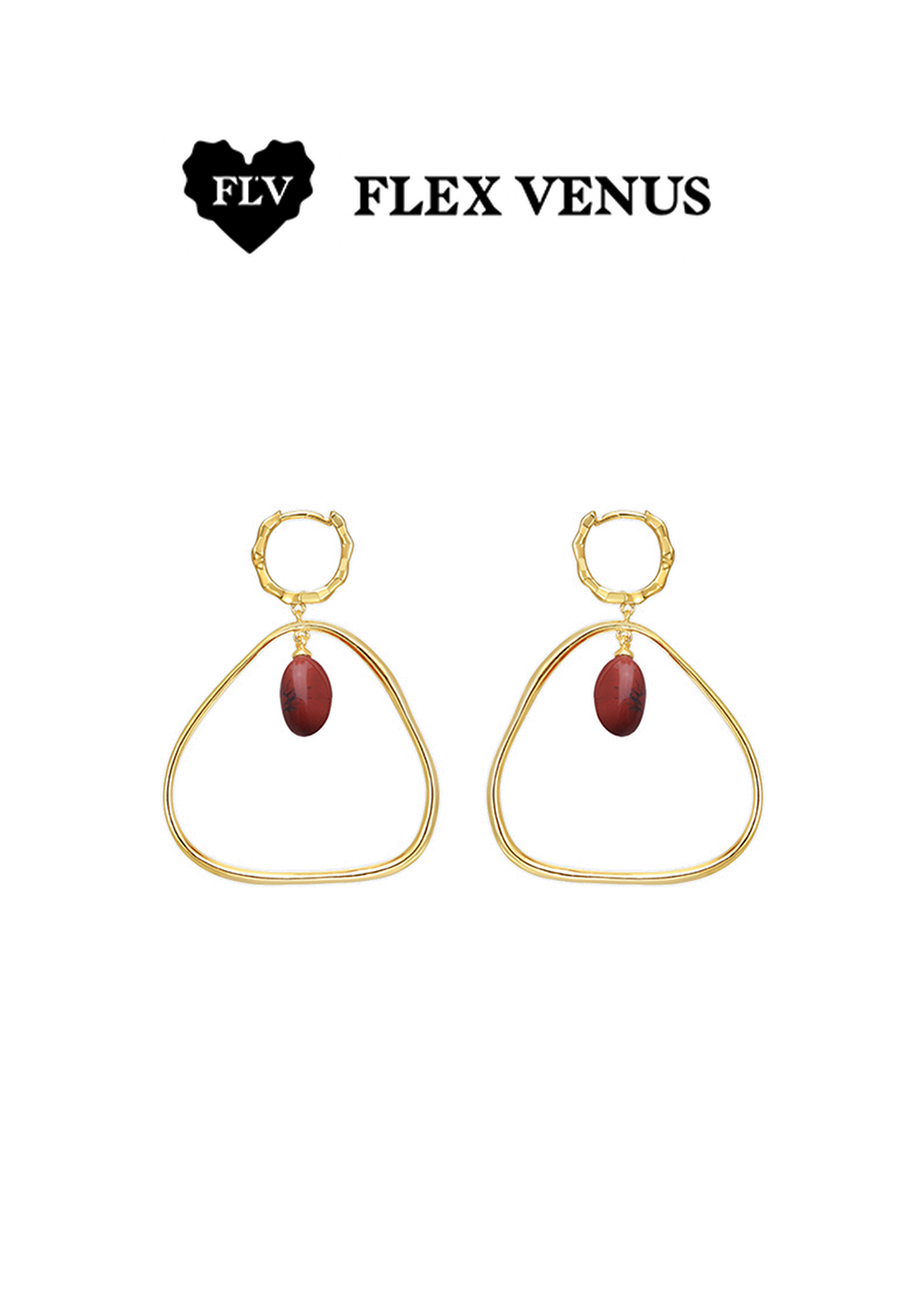 FLV Rabbit Charm Drop Earrings