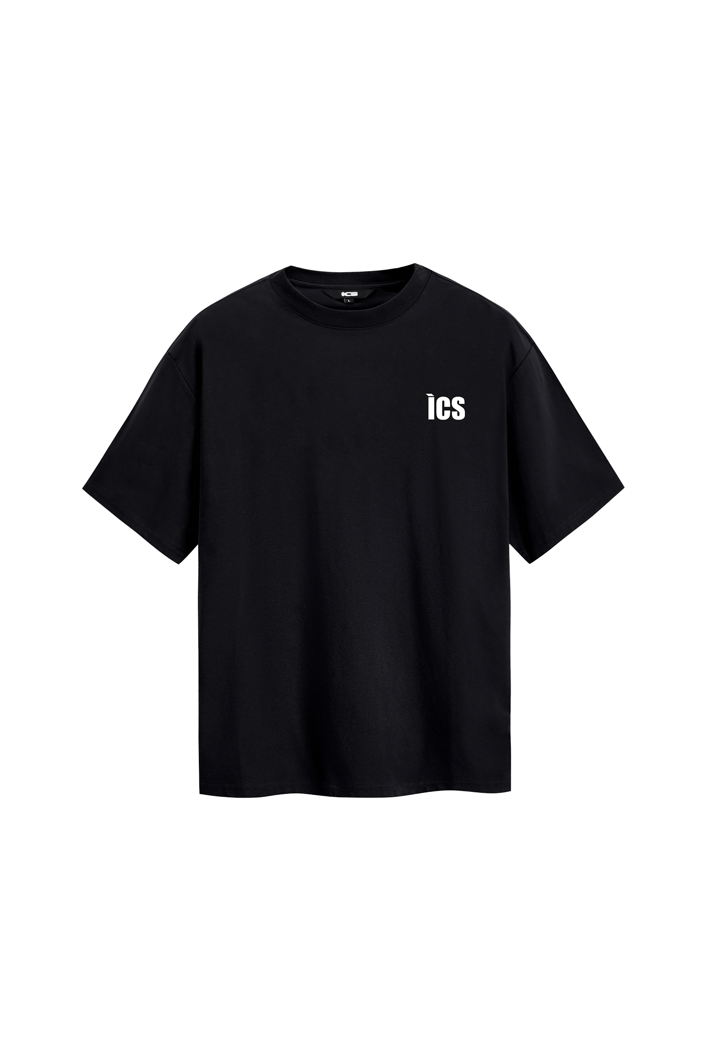 ICS Contrast Color Slogan T-shirt