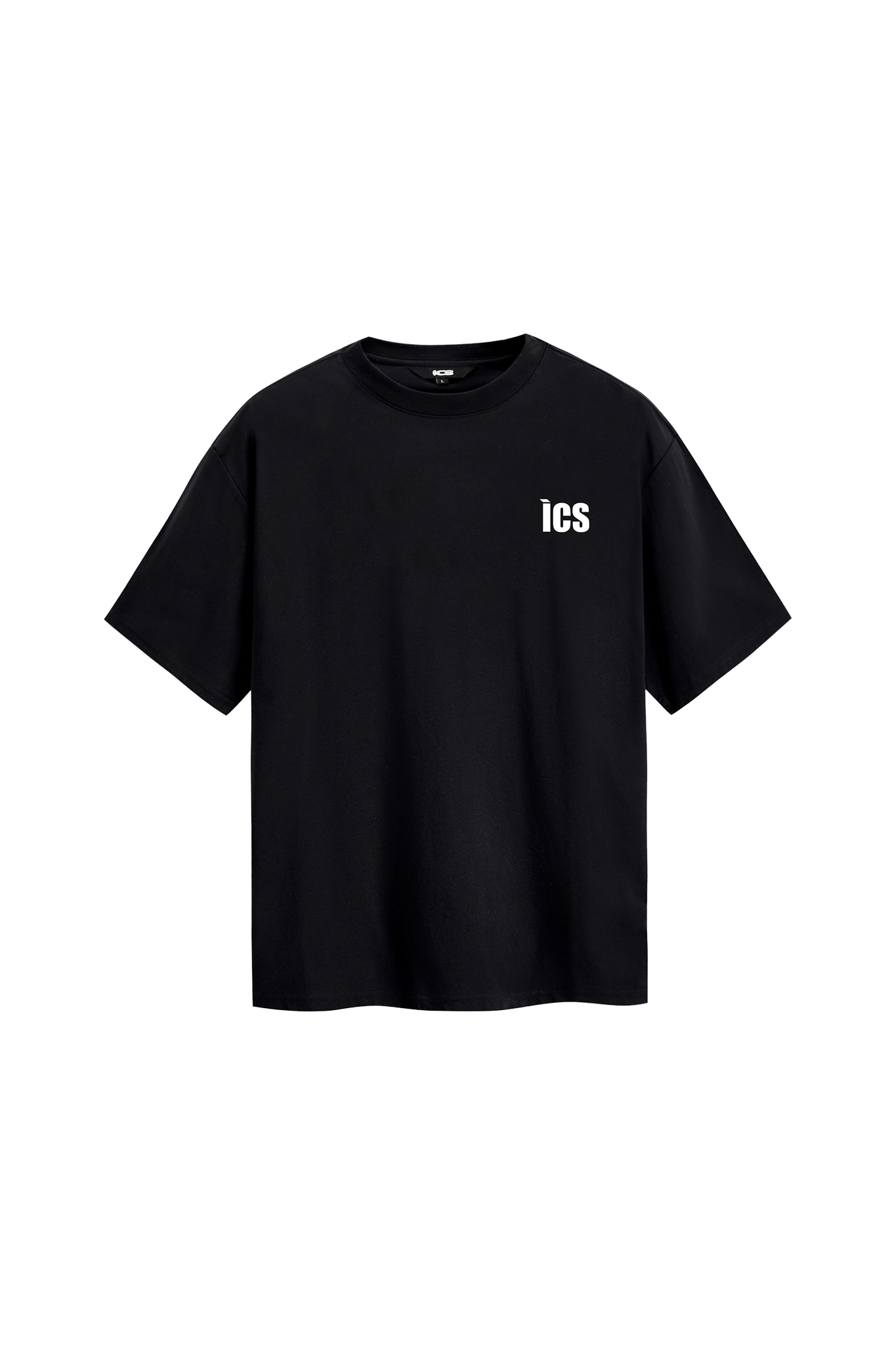 ICS Contrast Color Slogan T-shirt