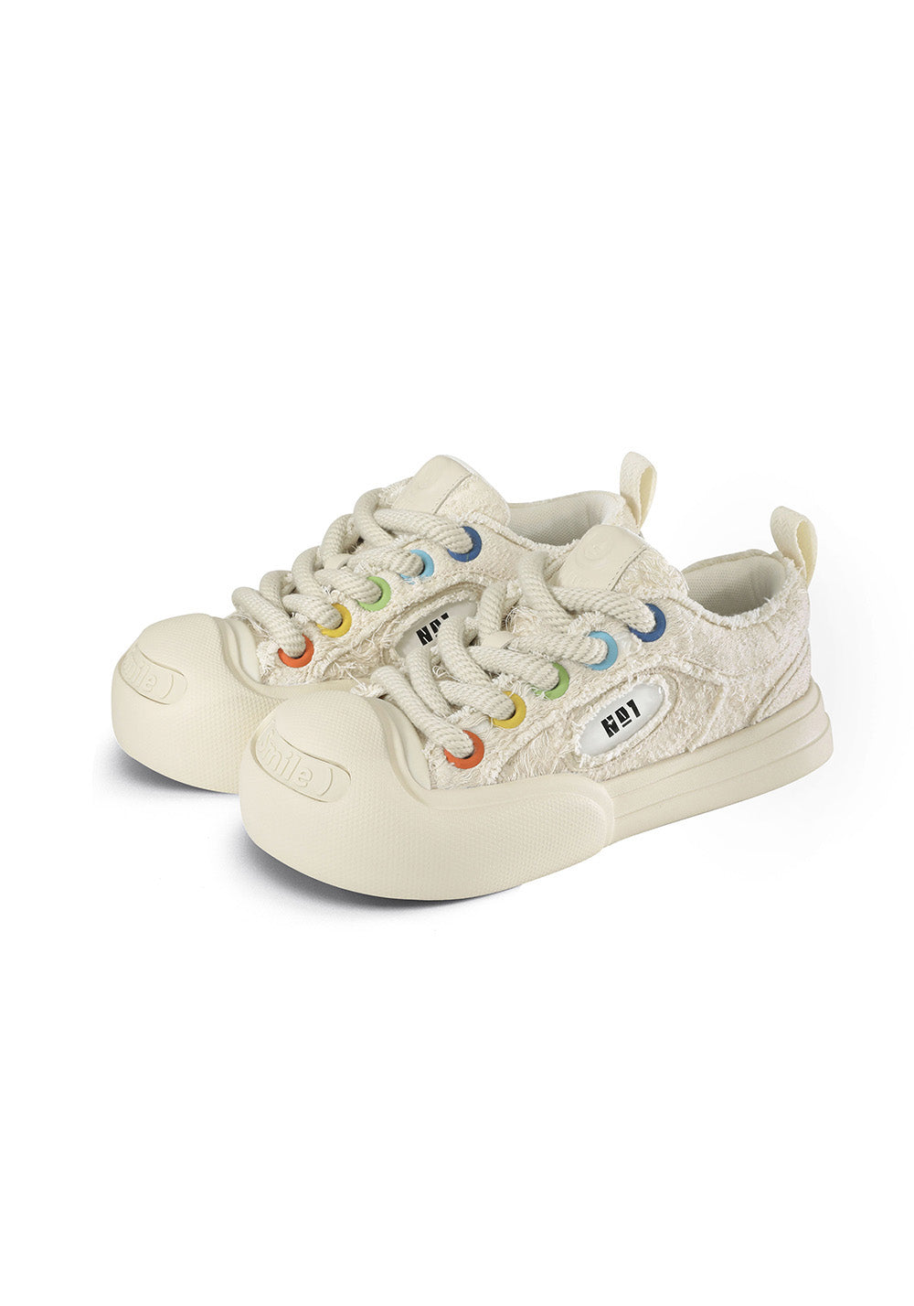 OUDER丨Ouder x Nanbowan Open Smile Canvas Shoes-White Camellia - PSYLOS 1, OUDER丨Ouder x Nanbowan Open Smile Canvas Shoes-White Camellia, Canvas Sneakers, OUDER, PSYLOS 1