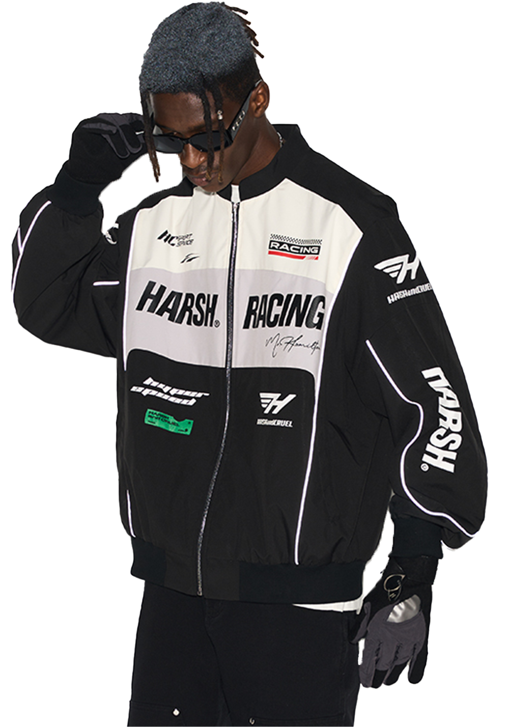 Windproof Racing Jacket - PSYLOS 1, Windproof Racing Jacket, Jacket, HARSH AND CRUEL, PSYLOS 1