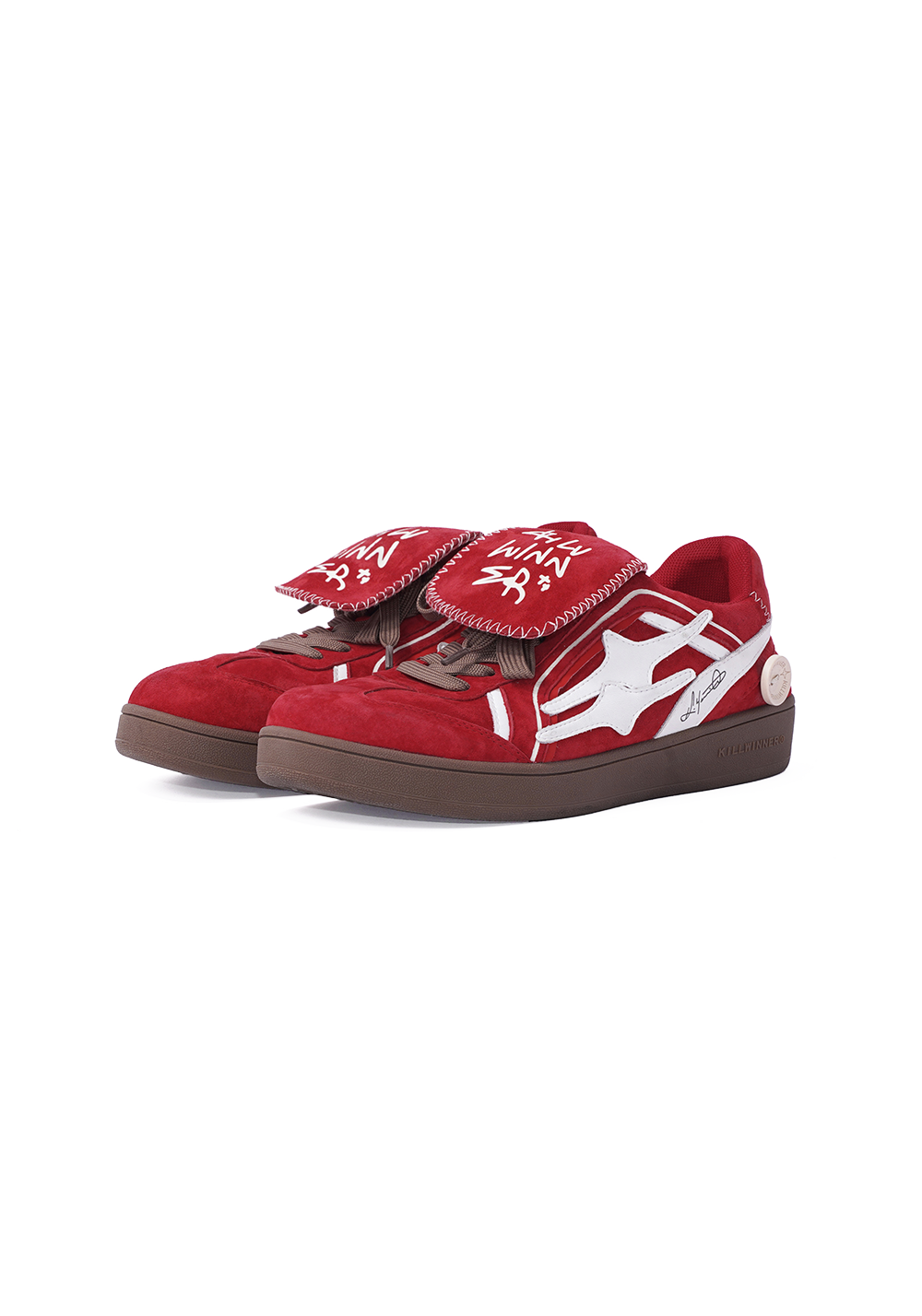 KILLWINNER丨Retro Training Sneaker-Red Velvet - PSYLOS 1, KILLWINNER丨Retro Training Sneaker-Red Velvet, Retro Trainers, KILLWINNER•JAPAN, PSYLOS 1