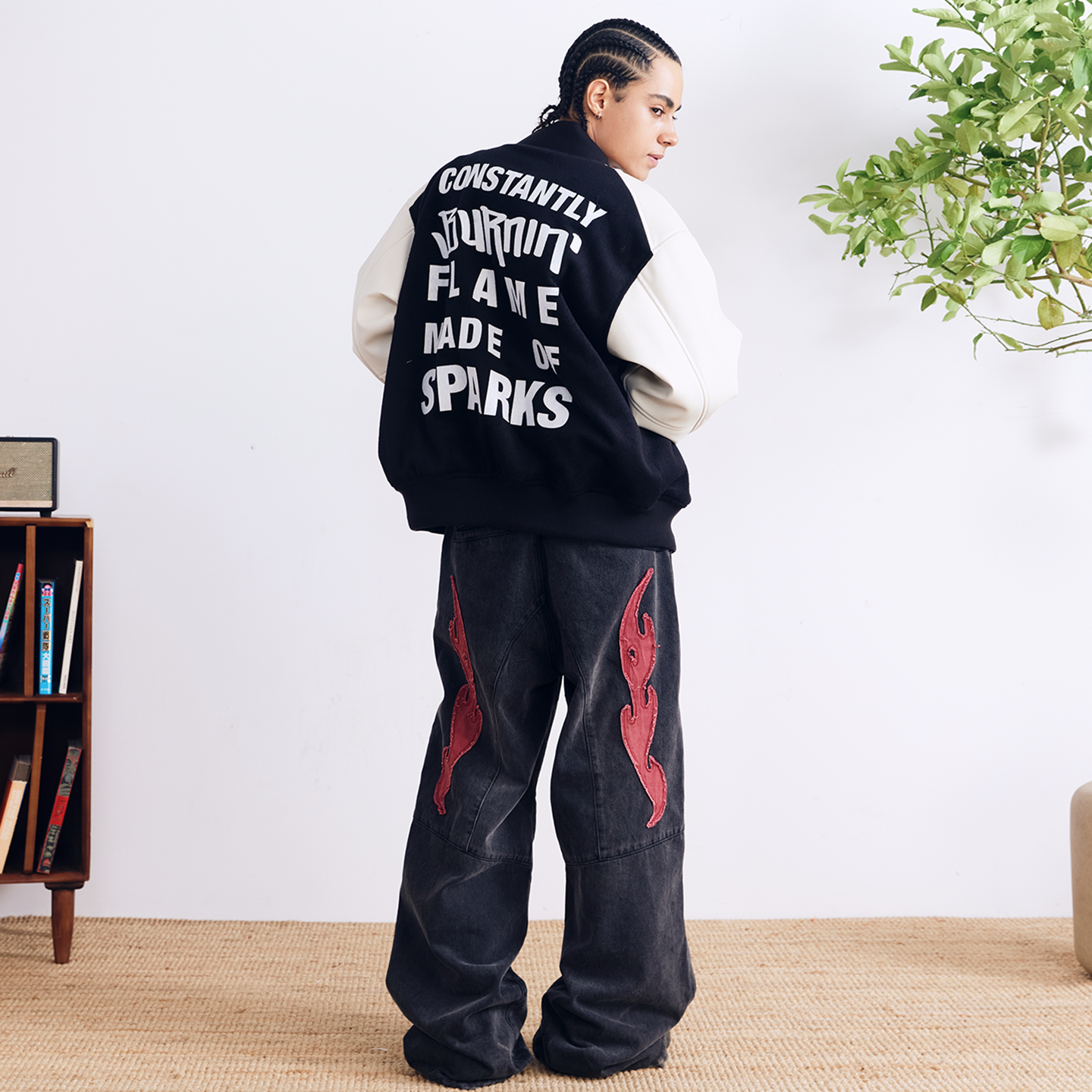 BURNIN Street Style Casual Baseball Jacket - PSYLOS 1, BURNIN Street Style Casual Baseball Jacket, Jacket, Burnin, PSYLOS 1