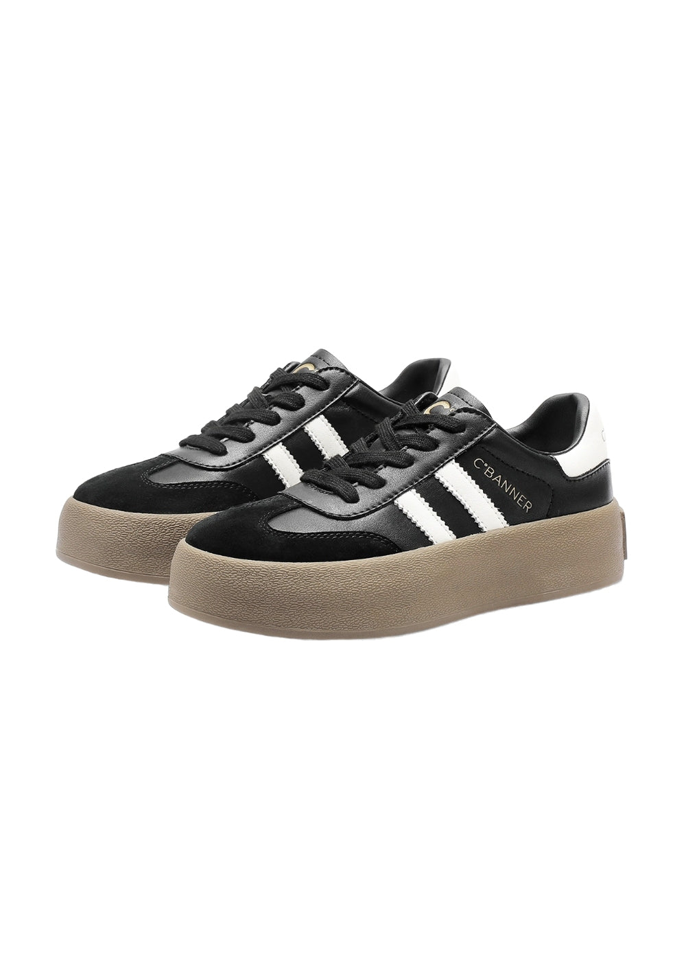 C.BANNER丨Silver Grey Colorblock Platform Sneakers - PSYLOS 1, C.BANNER丨Silver Grey Colorblock Platform Sneakers, Chunky Sneakers, C.BANNER, PSYLOS 1