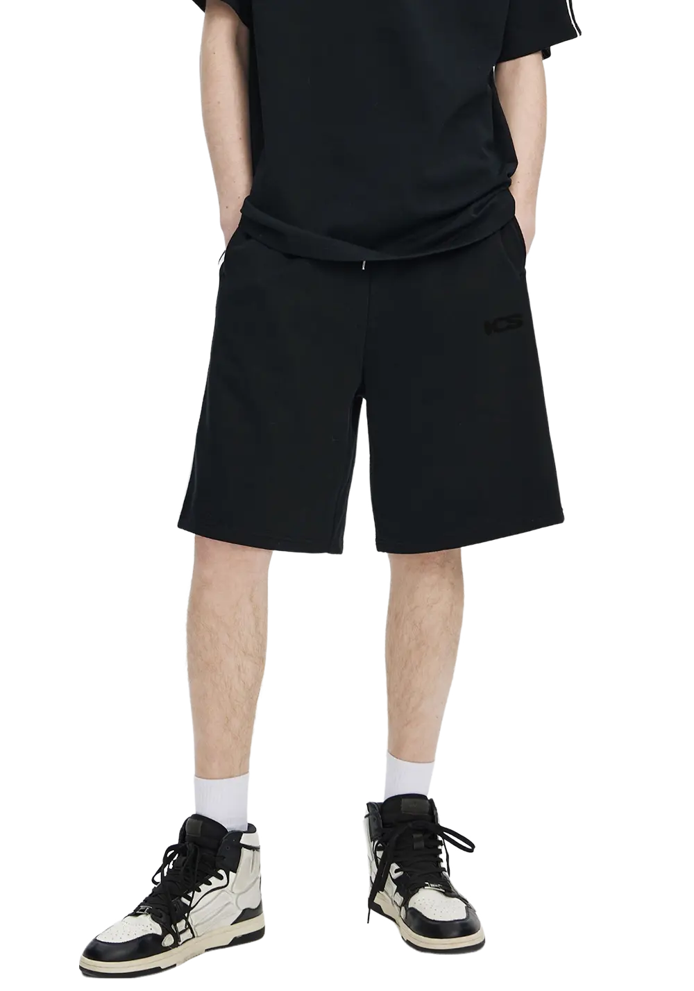 Side Contrast Webbing Track Shorts - PSYLOS 1, Side Contrast Webbing Track Shorts, Shorts, iconslab, PSYLOS 1