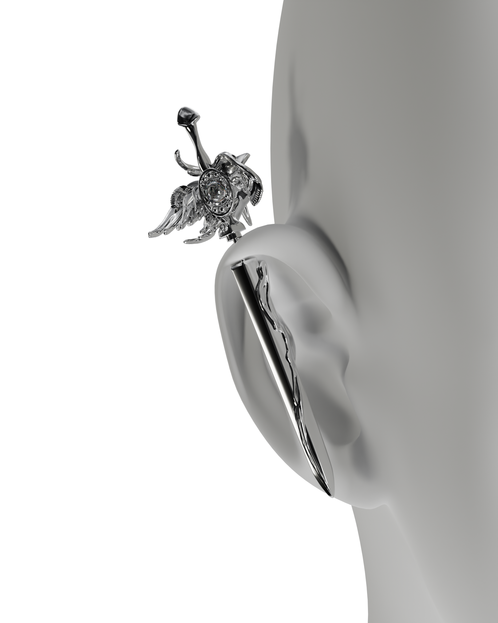 TORNADOSONG丨Holy Sword Earring-Wings - PSYLOS 1, TORNADOSONG丨Holy Sword Earring-Wings, Accessories, TORNADOSONG, PSYLOS 1