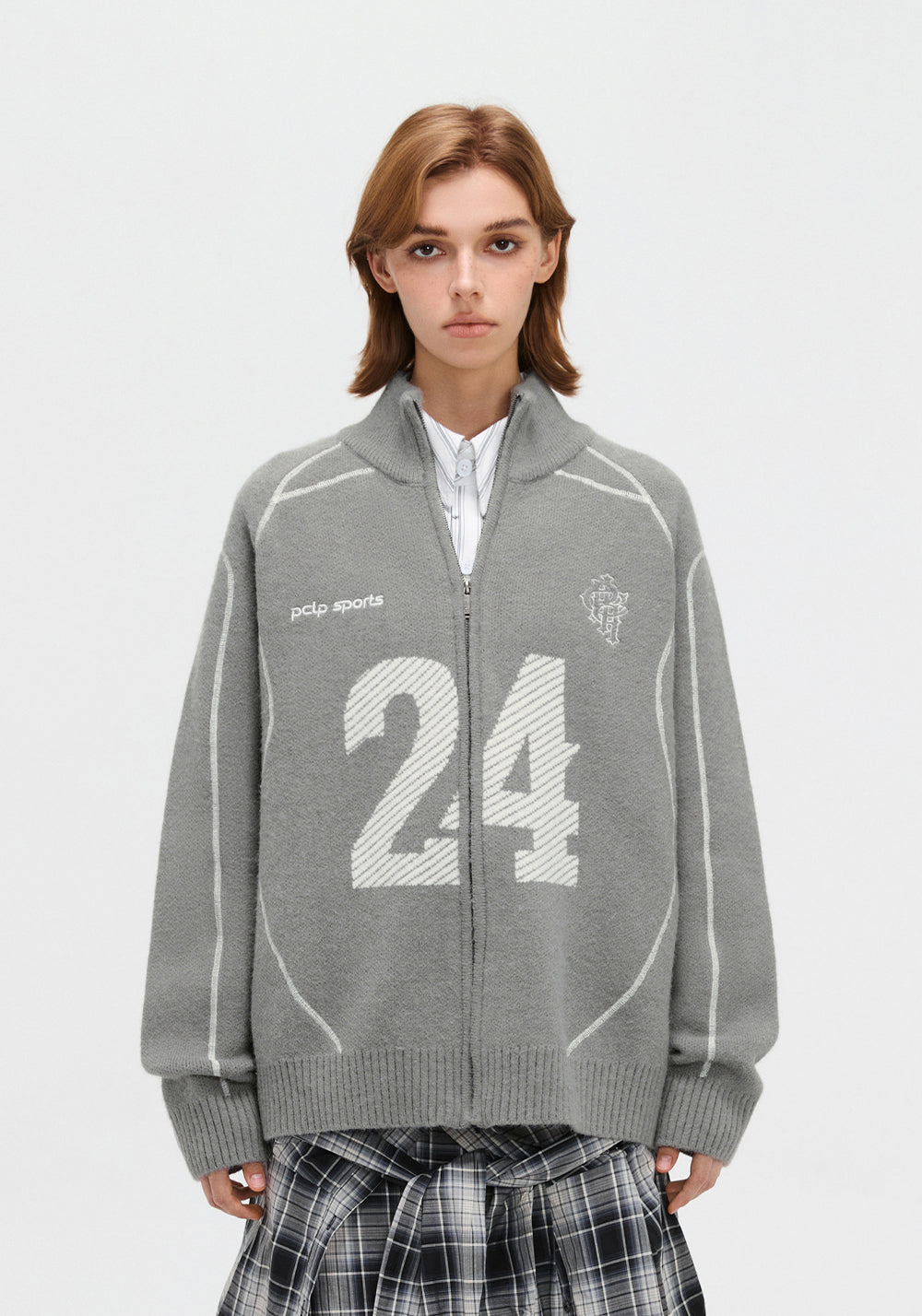 PCLP Football Digital Cardigan Sweater