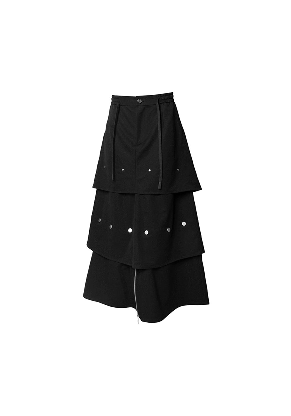 RELABEL丨Neutral Layered Studded Button Detachable Suit Long Skirt - PSYLOS 1, RELABEL丨Neutral Layered Studded Button Detachable Suit Long Skirt, Dress/Skirt, RELABEL, PSYLOS 1