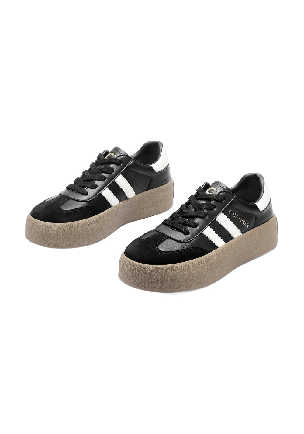 C.BANNER丨Silver Grey Colorblock Platform Sneakers - PSYLOS 1, C.BANNER丨Silver Grey Colorblock Platform Sneakers, Chunky Sneakers, C.BANNER, PSYLOS 1