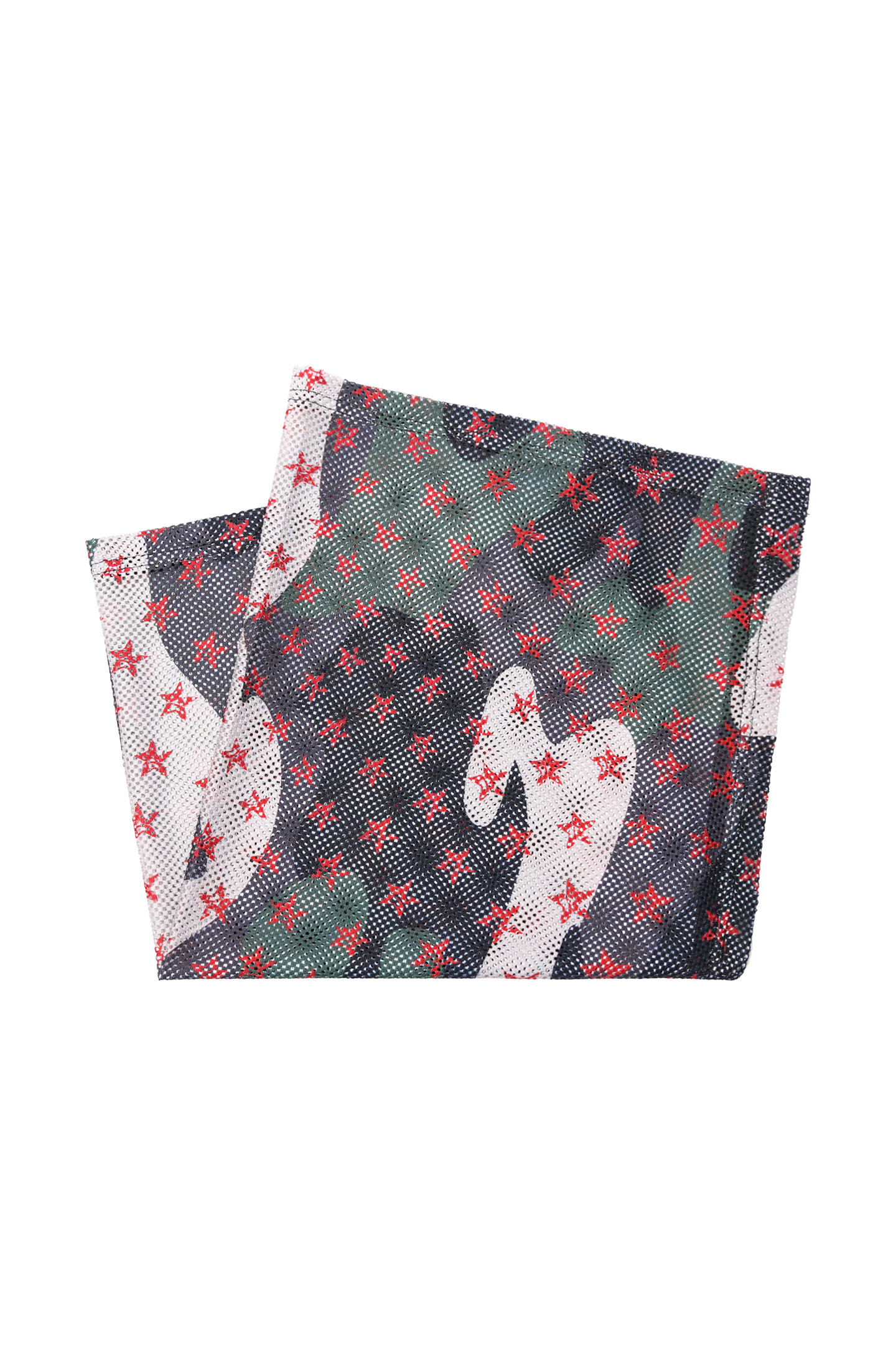 Camouflage Star Mesh Headscarf