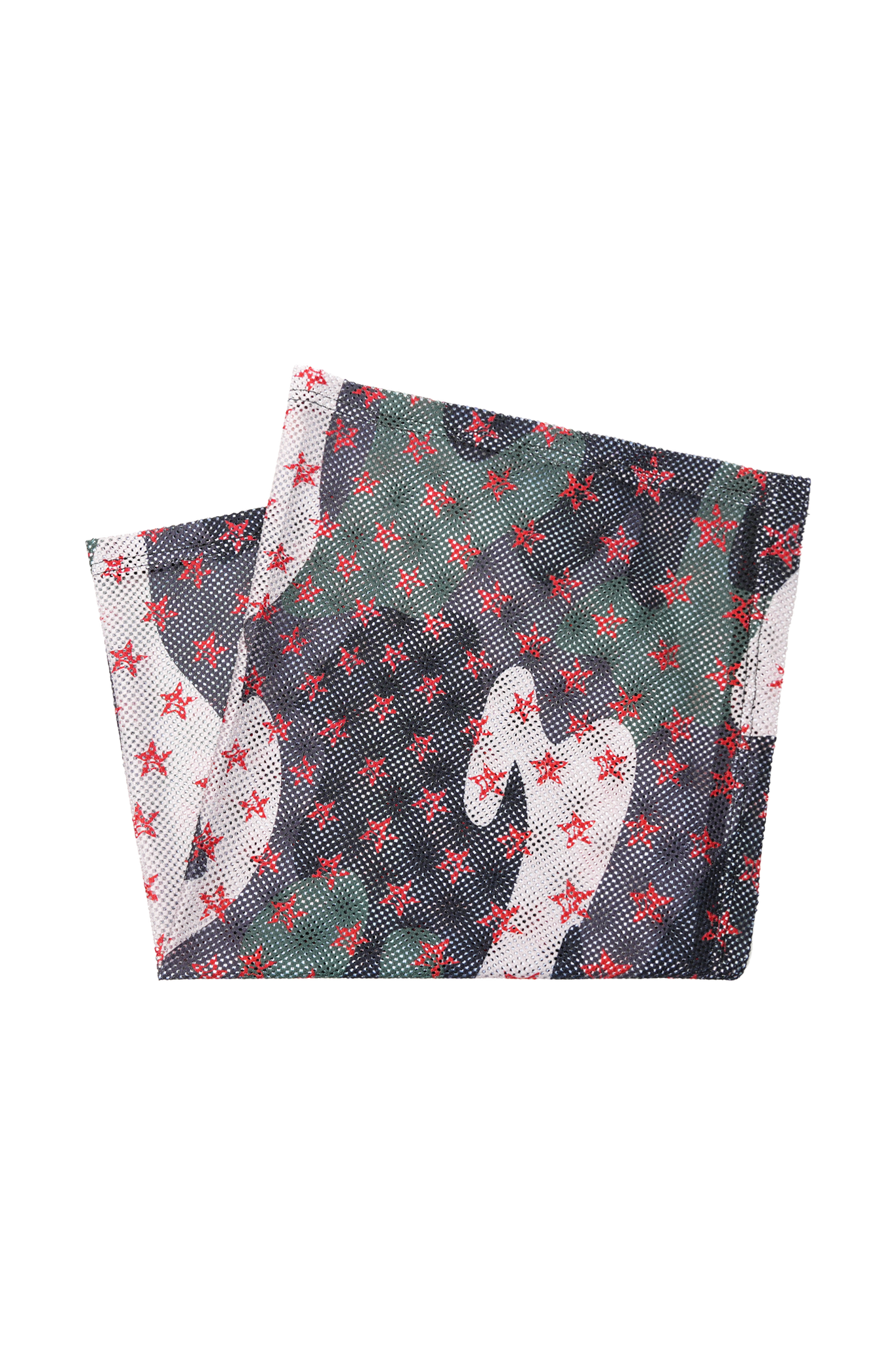 Camouflage Star Mesh Headscarf