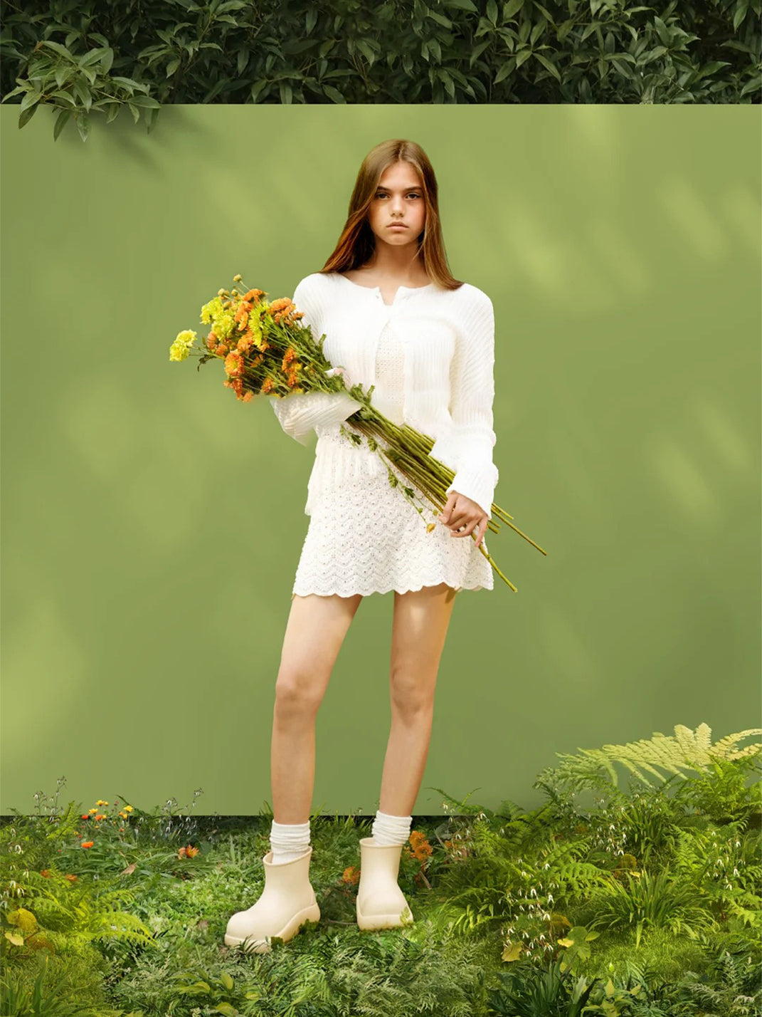 BEYS | Short Clown Boots - Chunky Rain Boots-Beige - PSYLOS 1, BEYS | Short Clown Boots - Chunky Rain Boots-Beige, Boots, BEYS, PSYLOS 1