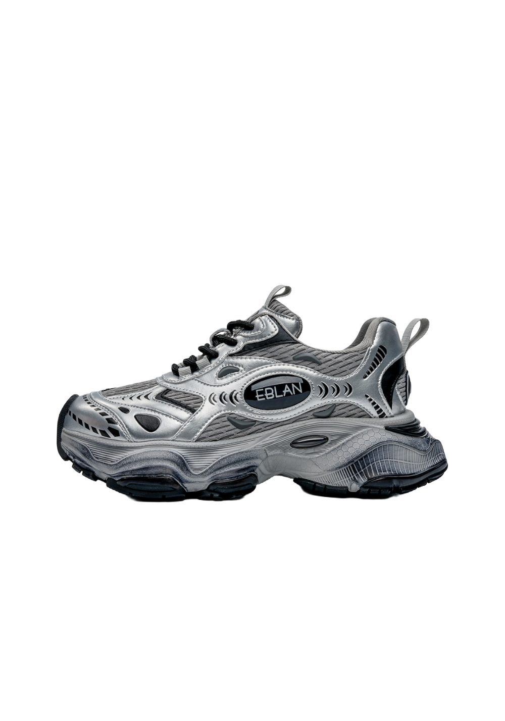 EBLAN丨Silver Wave Warrior Dad Shoes - PSYLOS 1, EBLAN丨Silver Wave Warrior Dad Shoes, Chunky Sneakers, EBLAN, PSYLOS 1