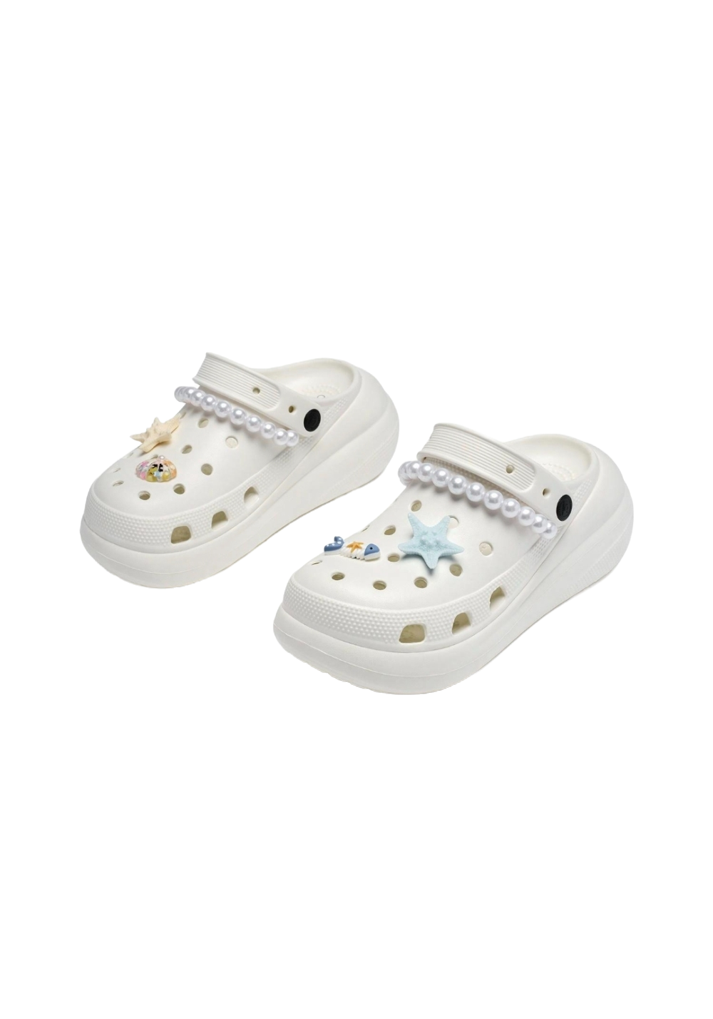 C.BANNER丨Pink Star Hole Shoes - PSYLOS 1, C.BANNER丨Pink Star Hole Shoes, Slippers, C.BANNER, PSYLOS 1