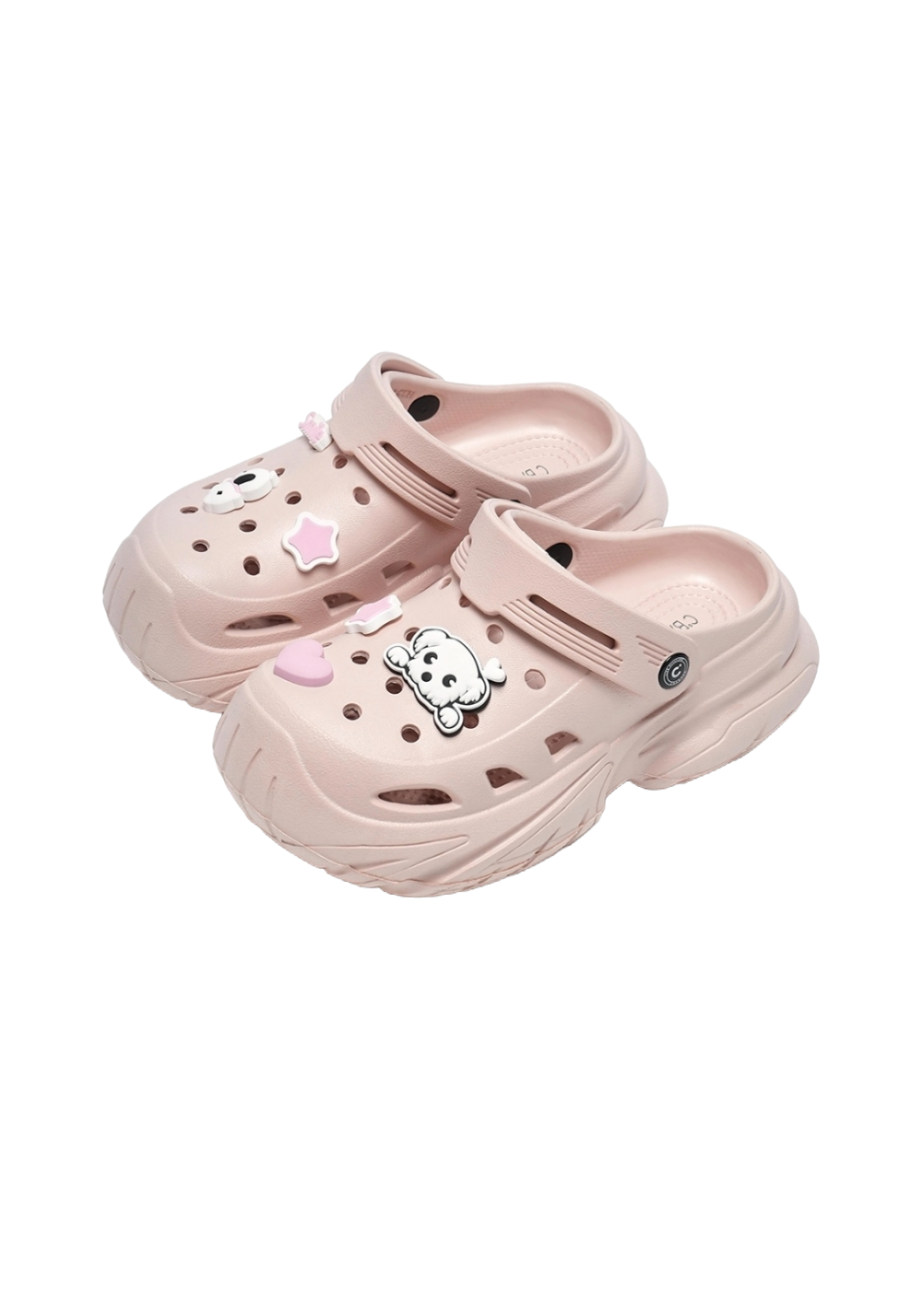 C.BANNER丨Pink Star Hole Shoes - PSYLOS 1, C.BANNER丨Pink Star Hole Shoes, Slippers, C.BANNER, PSYLOS 1