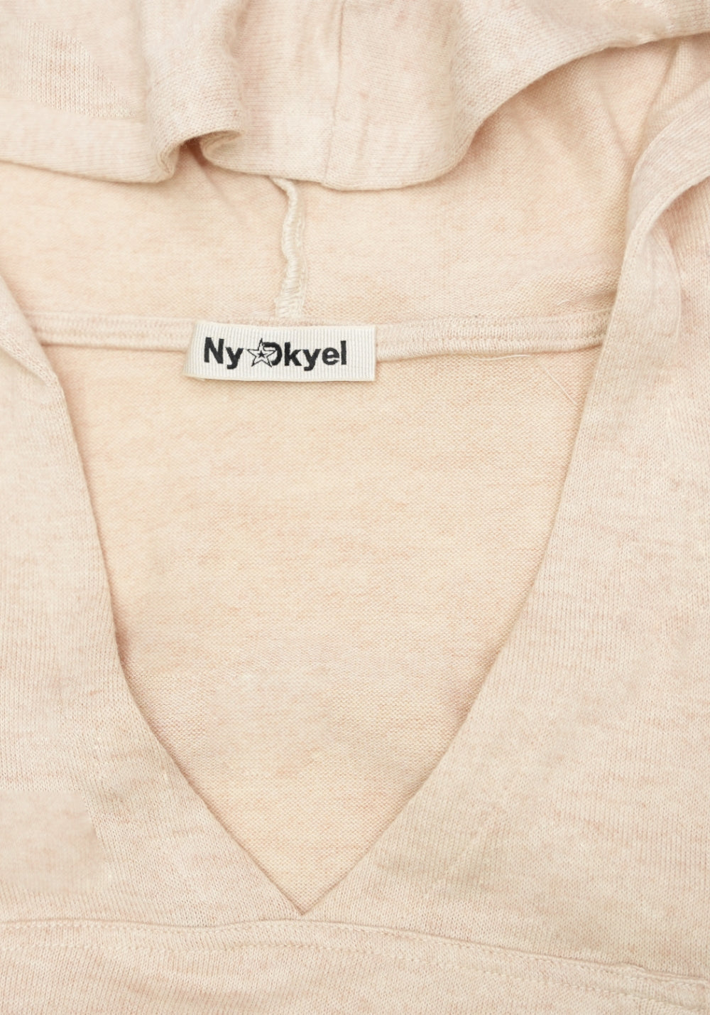 NyDkyel丨Hooded V-Neck Ribbed Waistband Knit Tee - PSYLOS 1, NyDkyel丨Hooded V-Neck Ribbed Waistband Knit Tee, Shirt, NyDkyel, PSYLOS 1