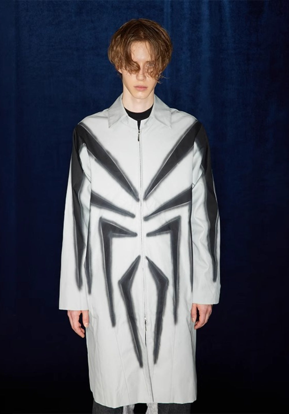 DND4DES丨Spider Print Trench Coat - PSYLOS 1, DND4DES丨Spider Print Trench Coat, Coat, DND4DES•JAPAN, PSYLOS 1