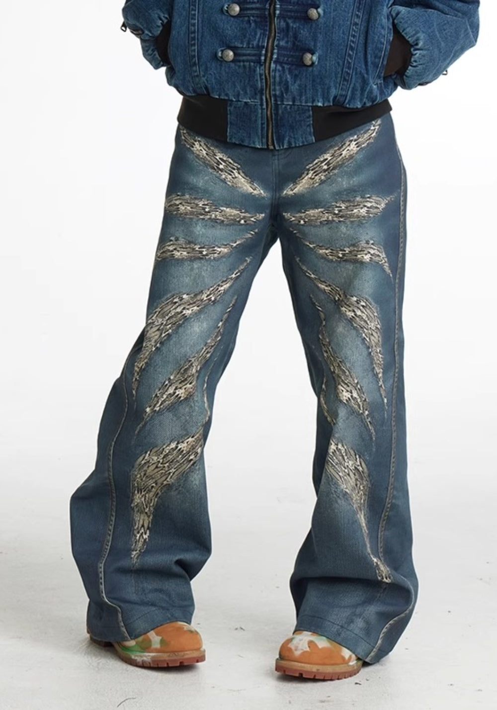 DND4DES丨Leopard Print Wide-Leg Pants - PSYLOS 1, DND4DES丨Leopard Print Wide-Leg Pants, Pants, DND4DES•JAPAN, PSYLOS 1