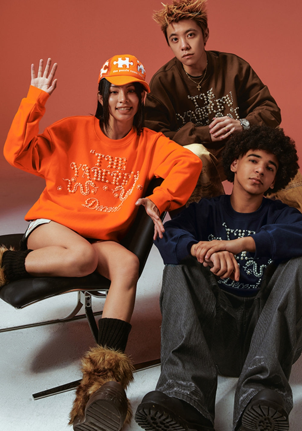 YADcrew丨YADcrew Pearl Serpent Hoodie-Orange - PSYLOS 1, YADcrew丨YADcrew Pearl Serpent Hoodie-Orange, Hoodie, YADcrew, PSYLOS 1