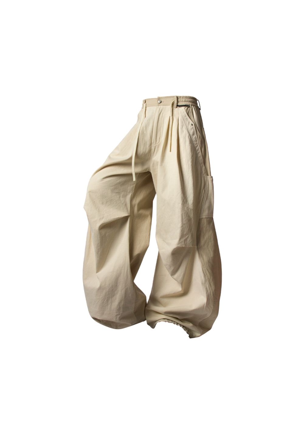 RELABEL丨Colorblock Pleated Utility Pants - PSYLOS 1, RELABEL丨Colorblock Pleated Utility Pants, Pants, RELABEL, PSYLOS 1