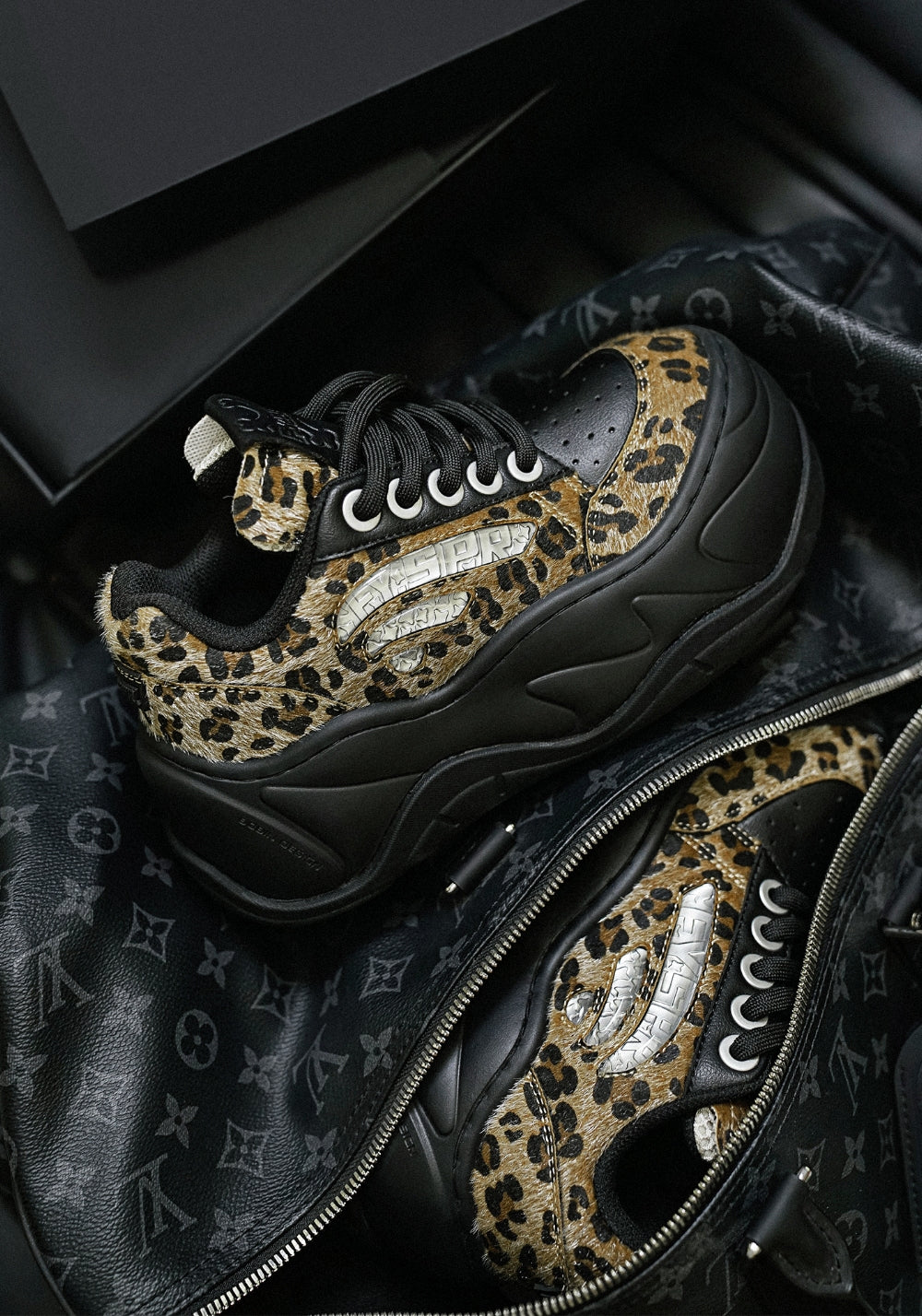 FYSPR丨Leopard Chunky Wave Sneakers - PSYLOS 1, FYSPR丨Leopard Chunky Wave Sneakers, Chunky Sneakers, FYSPR•JAPAN, PSYLOS 1