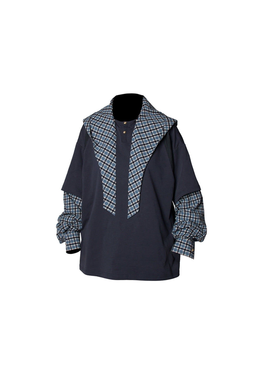 RELABEL丨Textured Detachable Hood Shirt - PSYLOS 1, RELABEL丨Textured Detachable Hood Shirt, Shirt, RELABEL, PSYLOS 1