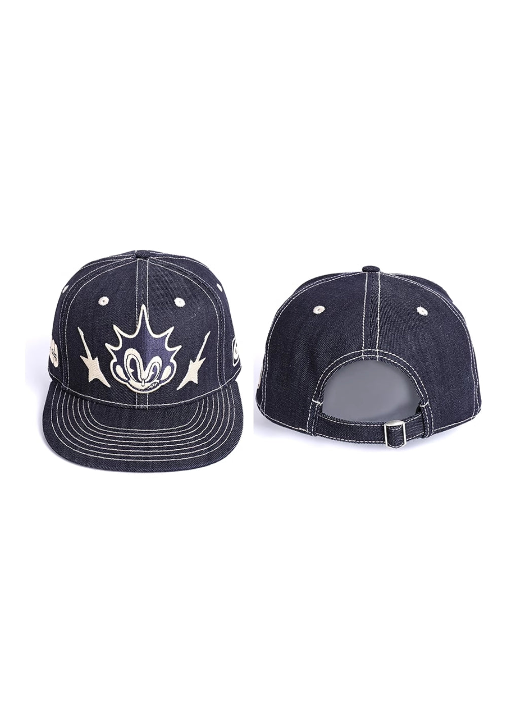 DND4DES丨Embroidered Denim Cap - PSYLOS 1, DND4DES丨Embroidered Denim Cap, cap, DND4DES•JAPAN, PSYLOS 1