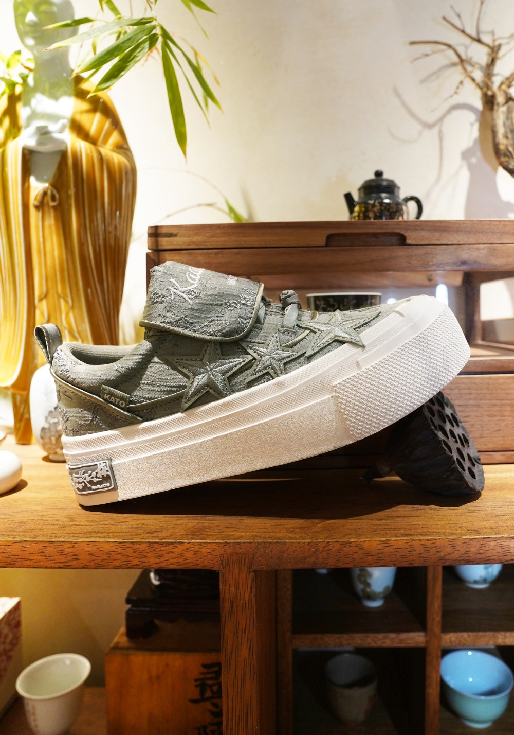 KAALIXTO丨Plum Blossom Star Canvas Shoes - PSYLOS 1, KAALIXTO丨Plum Blossom Star Canvas Shoes, Canvas Sneakers, KAALIXTO•JAPAN, PSYLOS 1