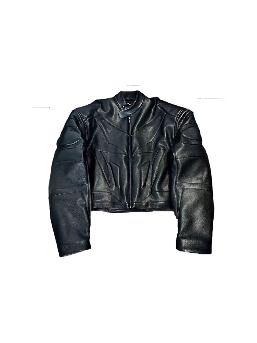 BIKER LEATHER JKT