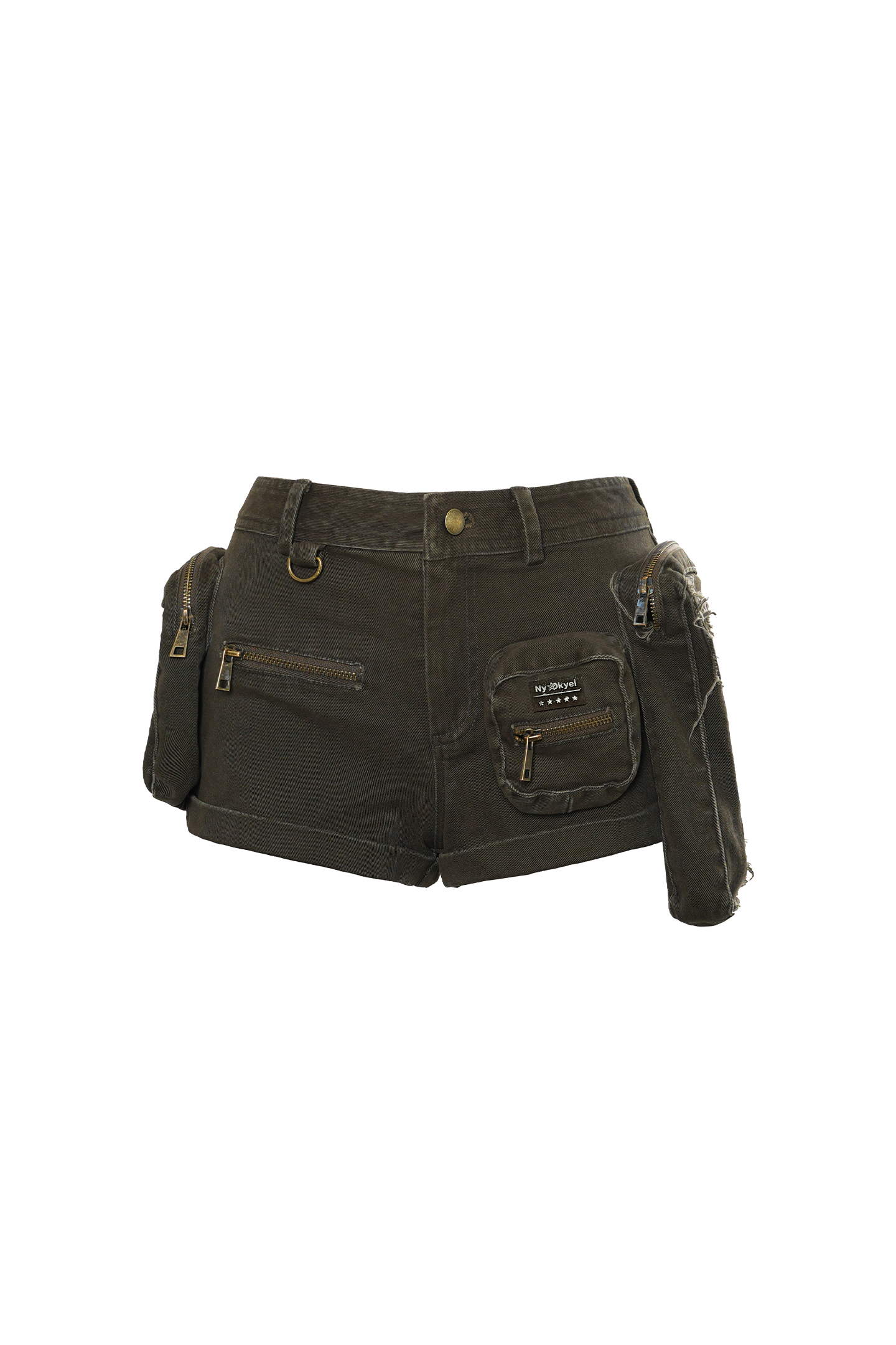 3D Pocket Washed Distressed Shorts - PSYLOS 1, 3D Pocket Washed Distressed Shorts, Shorts, NyDkyel, PSYLOS 1