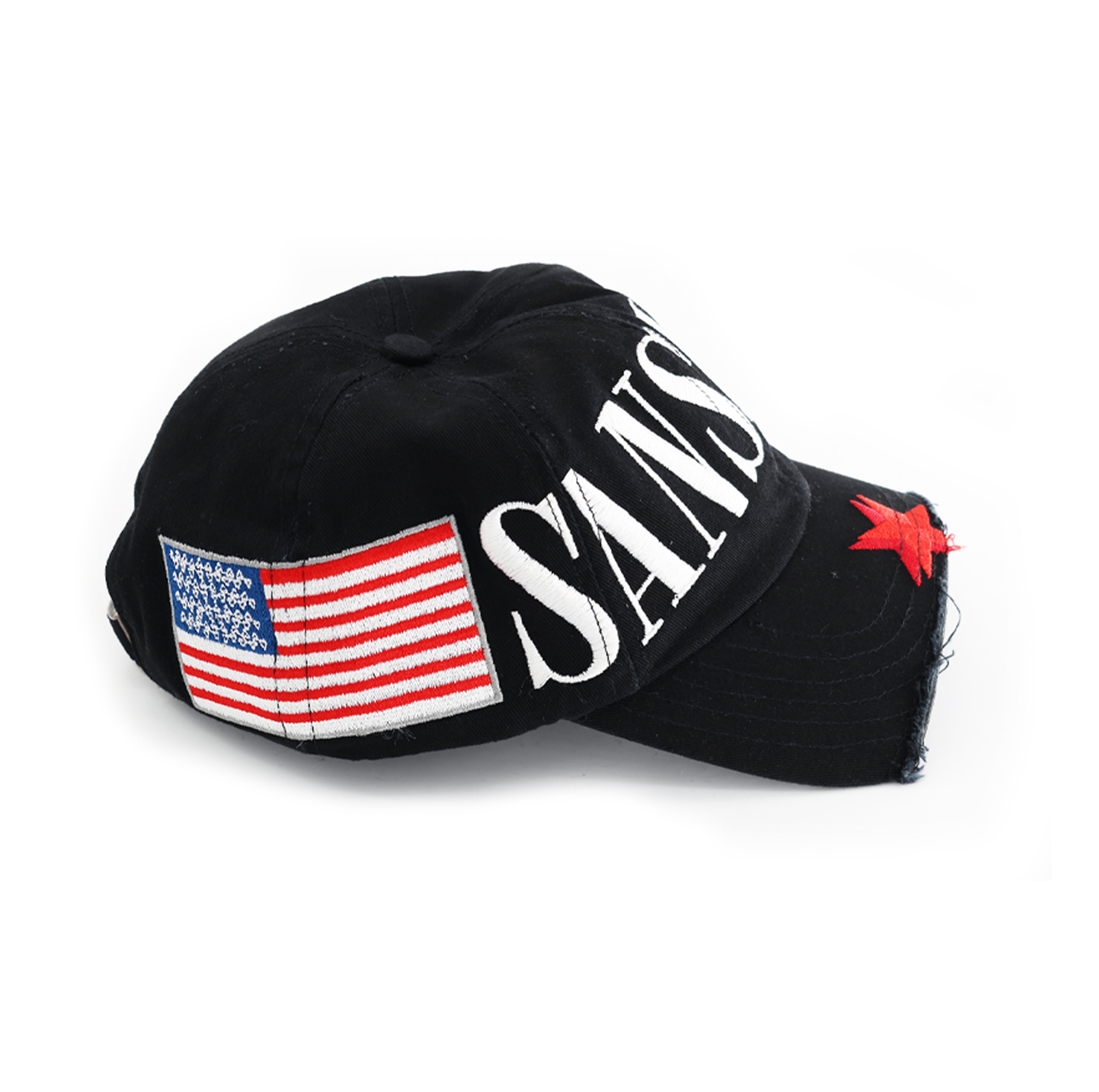 SANSLAWS丨Embroidered Washed Curved-brim Cap - PSYLOS 1, SANSLAWS丨Embroidered Washed Curved-brim Cap, cap, SANSLAWS, PSYLOS 1