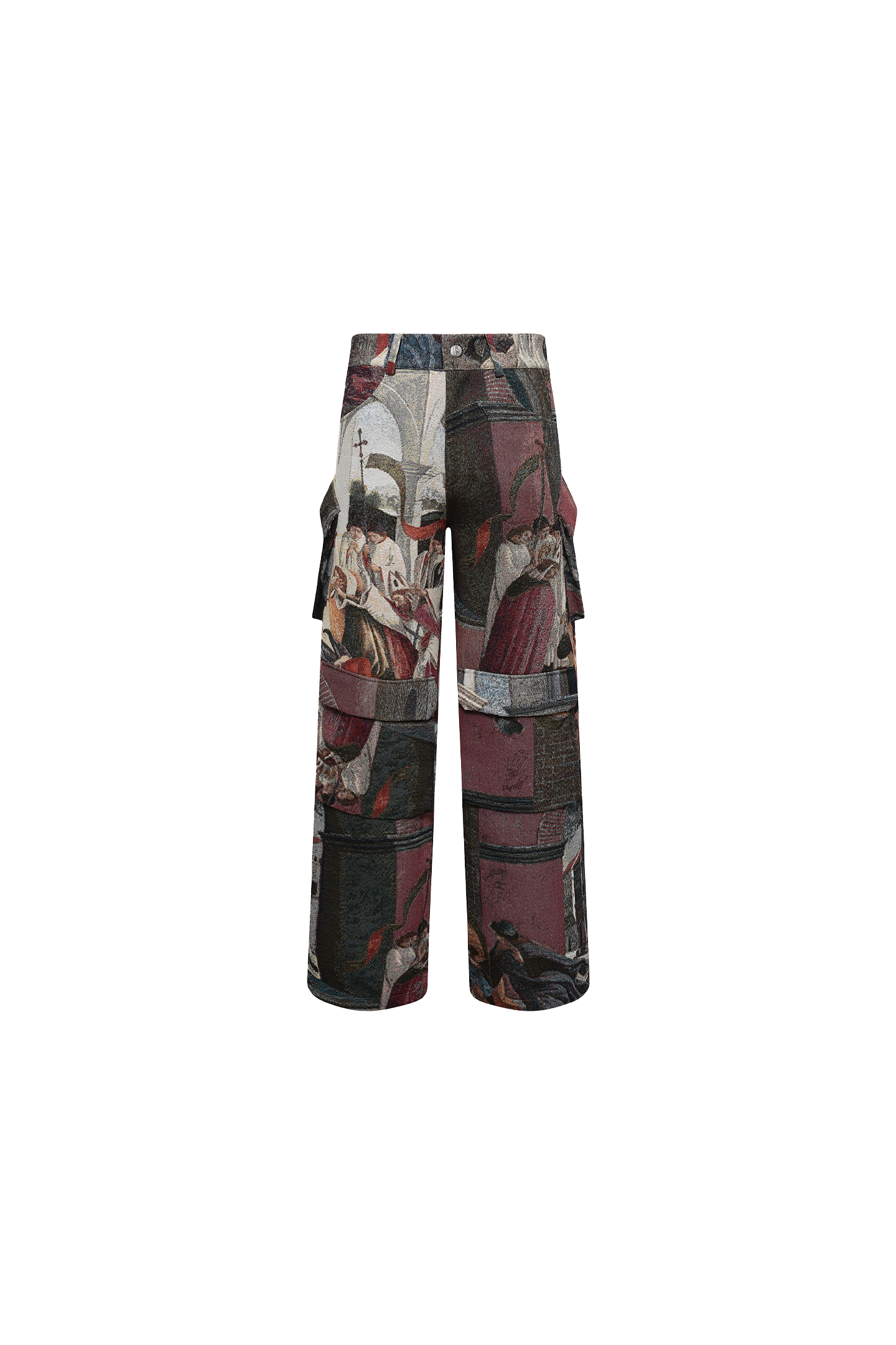 BIRTH OF ROYAL CHILD BORC ARTIST JACQUARD WEAVE CARGO PANTS