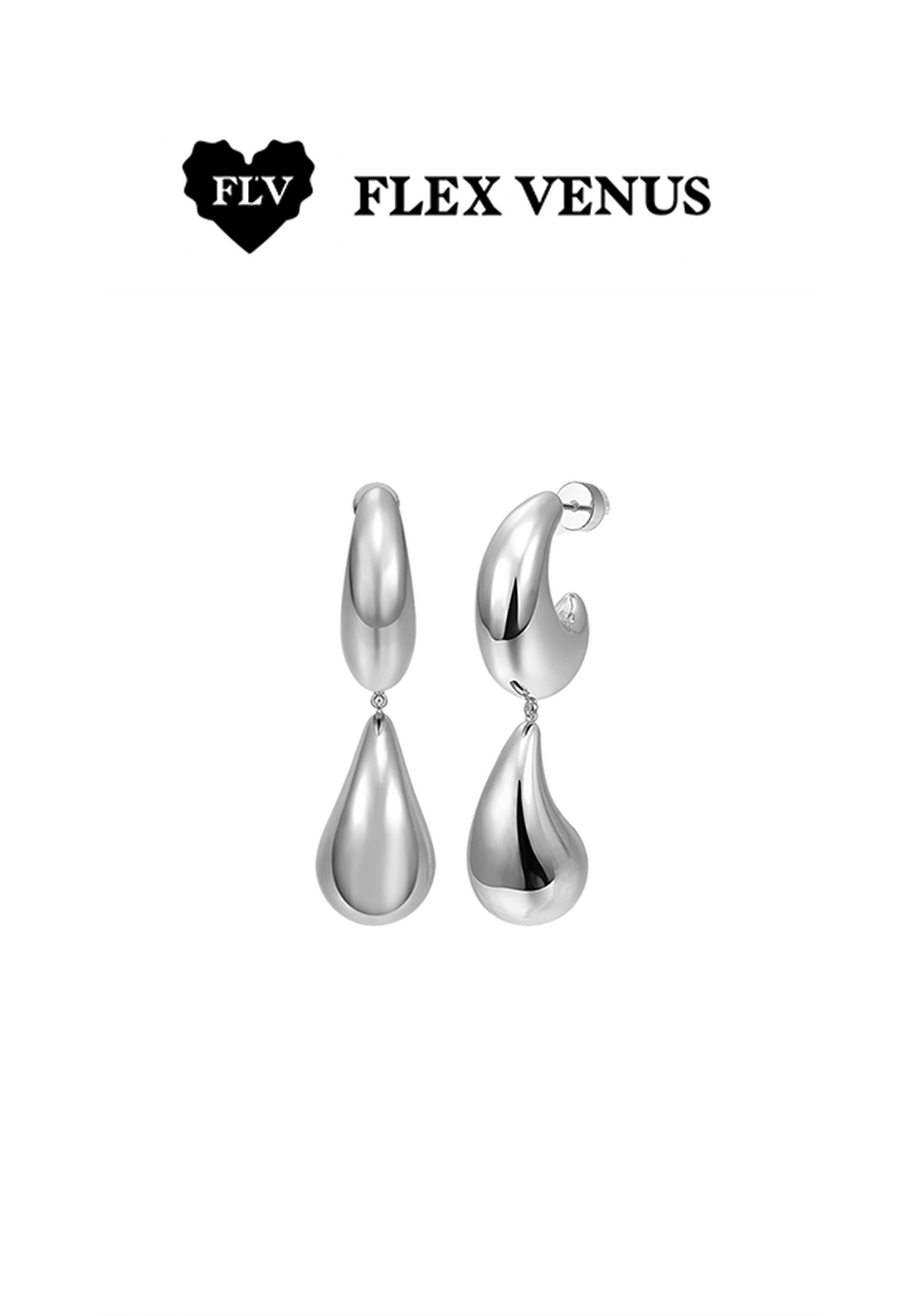 FLV Fishing Light Melody Stud Earrings