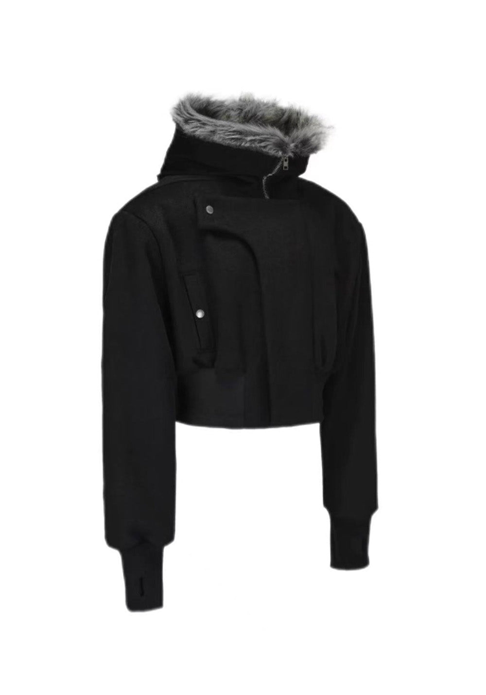 Disark│Distressed Layered Cropped N2B Jacket - PSYLOS 1, Disark│Distressed Layered Cropped N2B Jacket, Jacket, Disark, PSYLOS 1