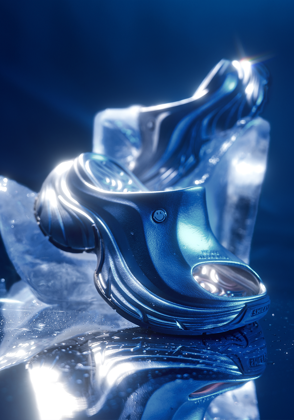 SMILEY丨Starfish Series Slippers-Silver - PSYLOS 1, SMILEY丨Starfish Series Slippers-Silver, Slippers, SMILEY•JAPAN, PSYLOS 1