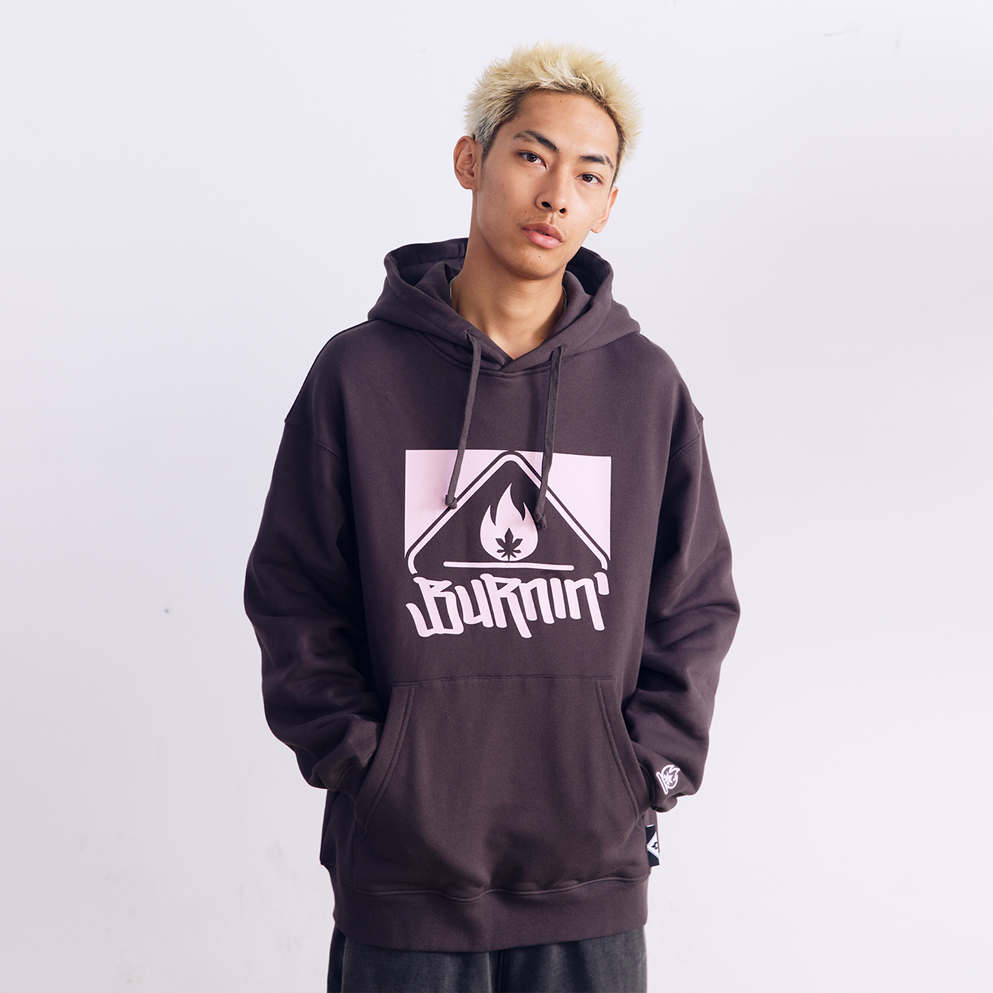 BURNIN* Square LOGO New Style Hoodie - PSYLOS 1, BURNIN* Square LOGO New Style Hoodie, Hoodie, Burnin, PSYLOS 1