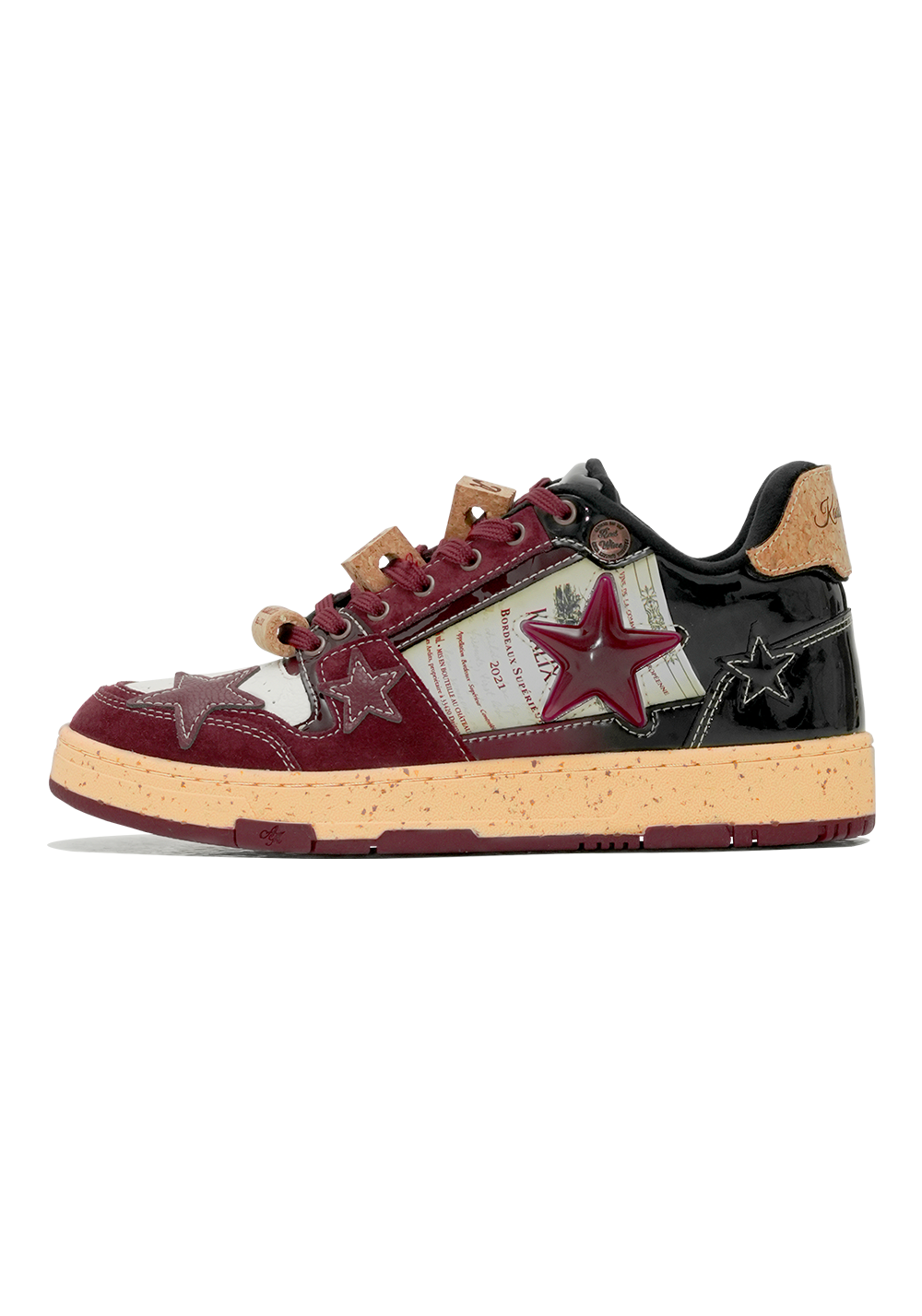 Retro Star Sneakers-Wine Limited - PSYLOS 1, Retro Star Sneakers-Wine Limited, Shoes, KAALIXTO, PSYLOS 1